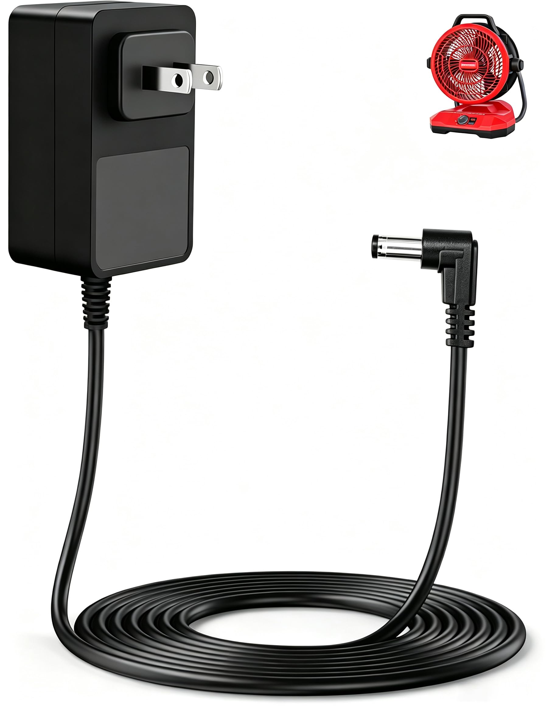 20V Charger Compatible with Craftsman CMXEFXA511214 Portable Fan Replacement Fan AC Adapter Power Supply Cord,Black 5.9FT