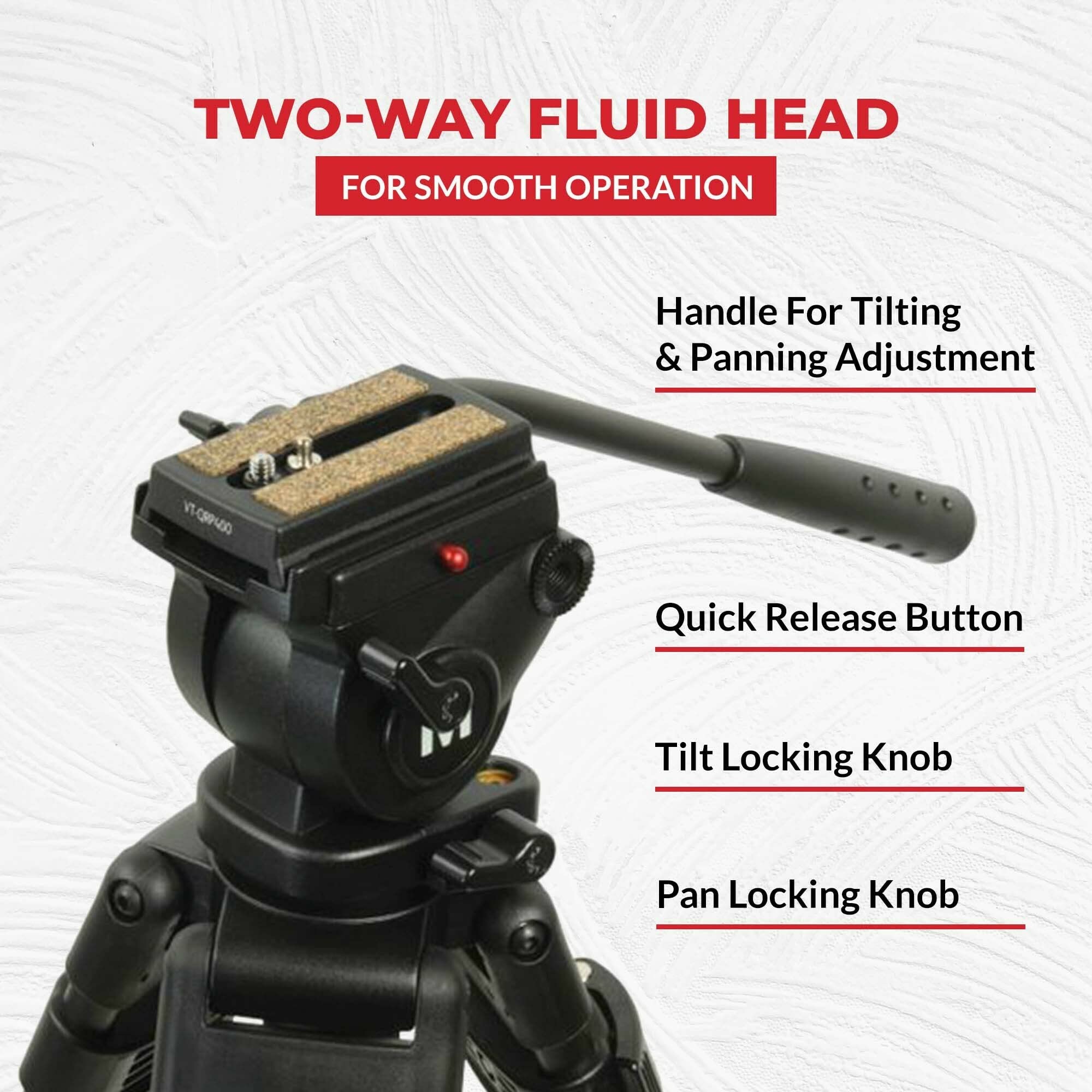 Magnus Vt-4000 Tripod System With Fluid Head