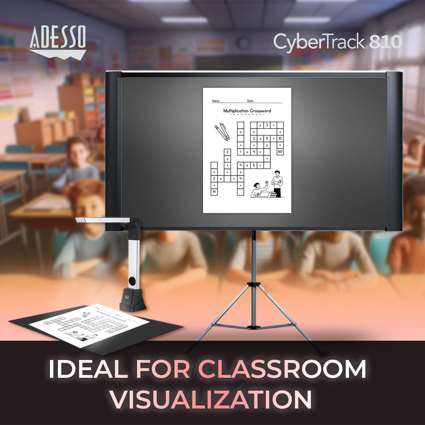 Adesso Cybertrack 810-8 Megapixel Fixed Focus Document Camera