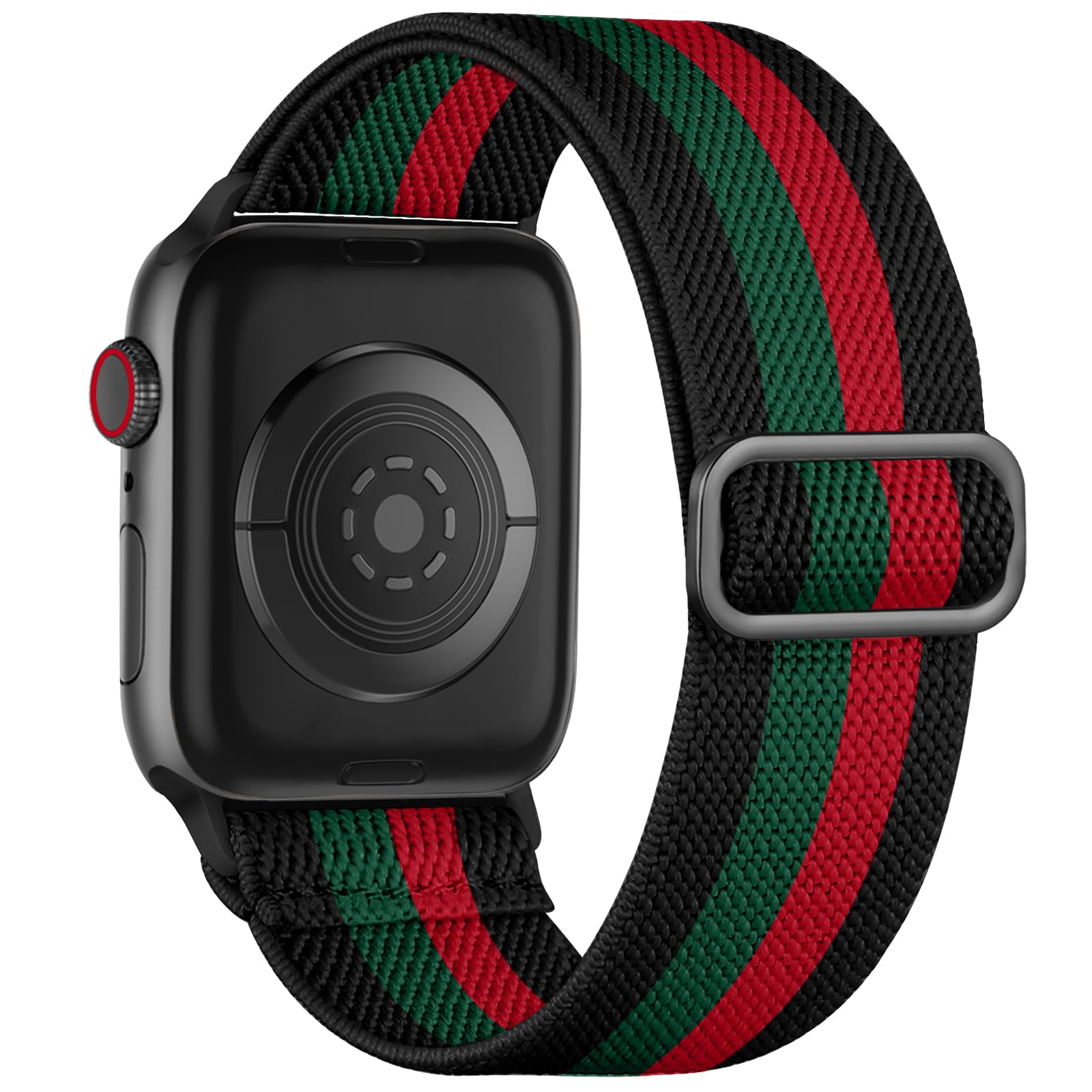 Maledan Braided Stretch Band Compatible With Apple Watch Bands Men Women 44Mm 45Mm 40Mm 38Mm 41Mm 49Mm 42Mm, Stretchy Nylon Spor