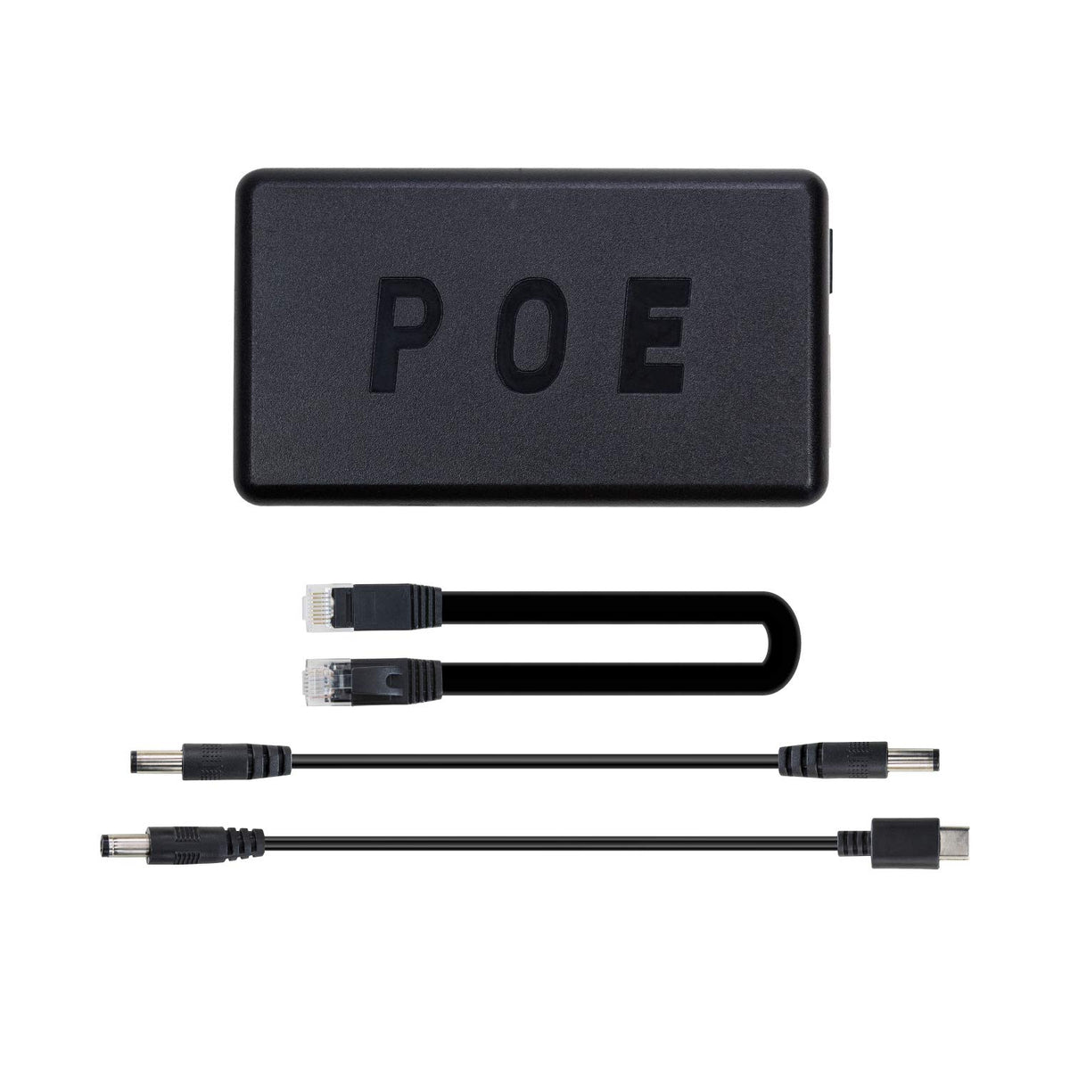 Uctronics Poe Splitter 5V 4A For Raspberry Pi 4 And Jetson Nano, Active Poe+ To Barrel Jack Or Poe To Usb-C Poe Adapter, Ieee 80