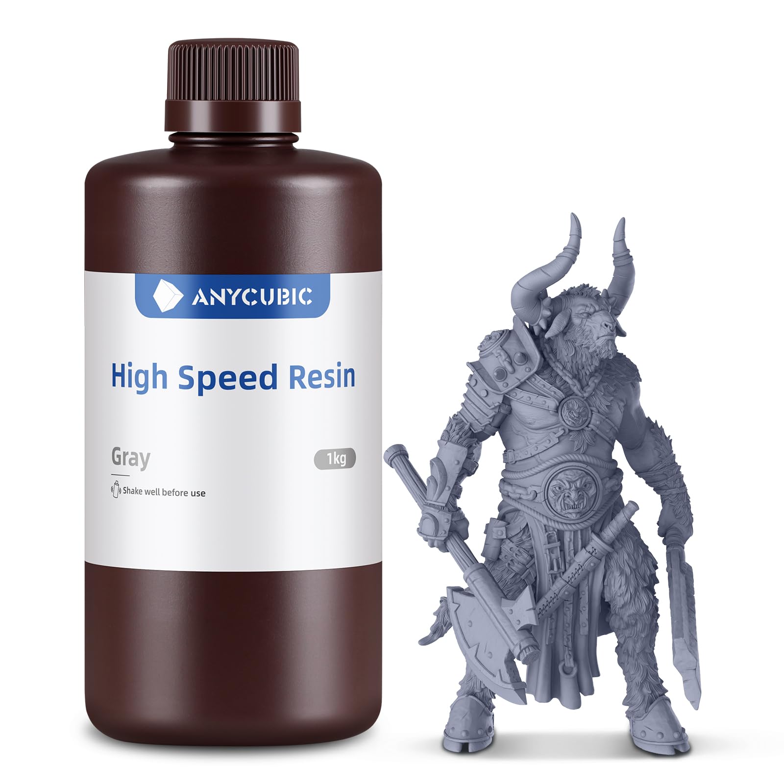 Anycubic High Speed 3D Printer Resin, Print Up To 3X Faster, Special For Anycubic Photon Mono M5S/M5S Pro, Apply For Large Size