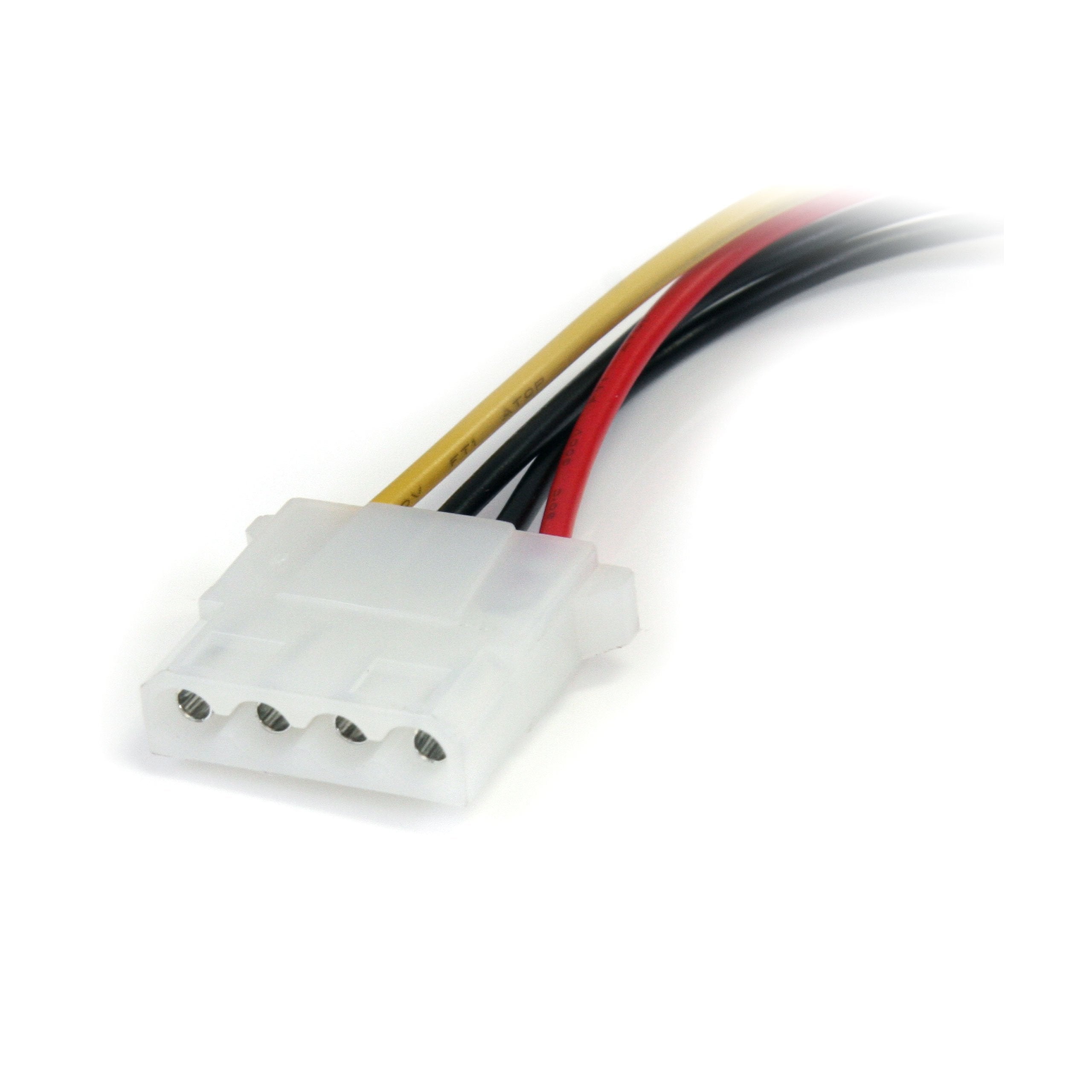 Startech.Com 6In Sata To Lp4 Power Cable Adapter   F/M   Power Adapter   Sata Power (M) To 4 Pin Internal Power (F)   5.9 In   B
