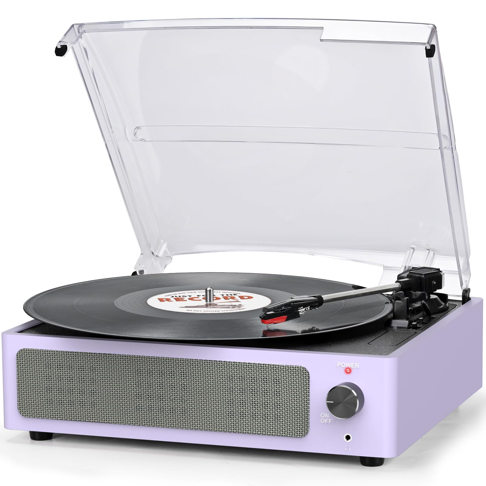 Record Player for Vinyl All-in-one Turntable with Speakers Belt-Driven Turn Table 3-Speed 3 Size 33 1/3 45 78 RPM BT Wireless He