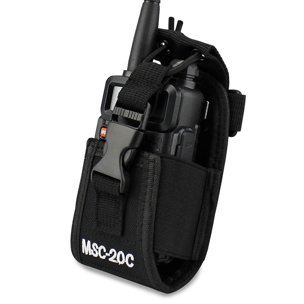 Abcgoodefg 3 In1 Radio Holder Holster Case Pouch Bag For Gps Kenwood Motorola Baofeng Uv5R Uv82 Uv5Ra 888S Retevis H777 Two Way Radio Walkie Talkie Msc 20C (1Pack)