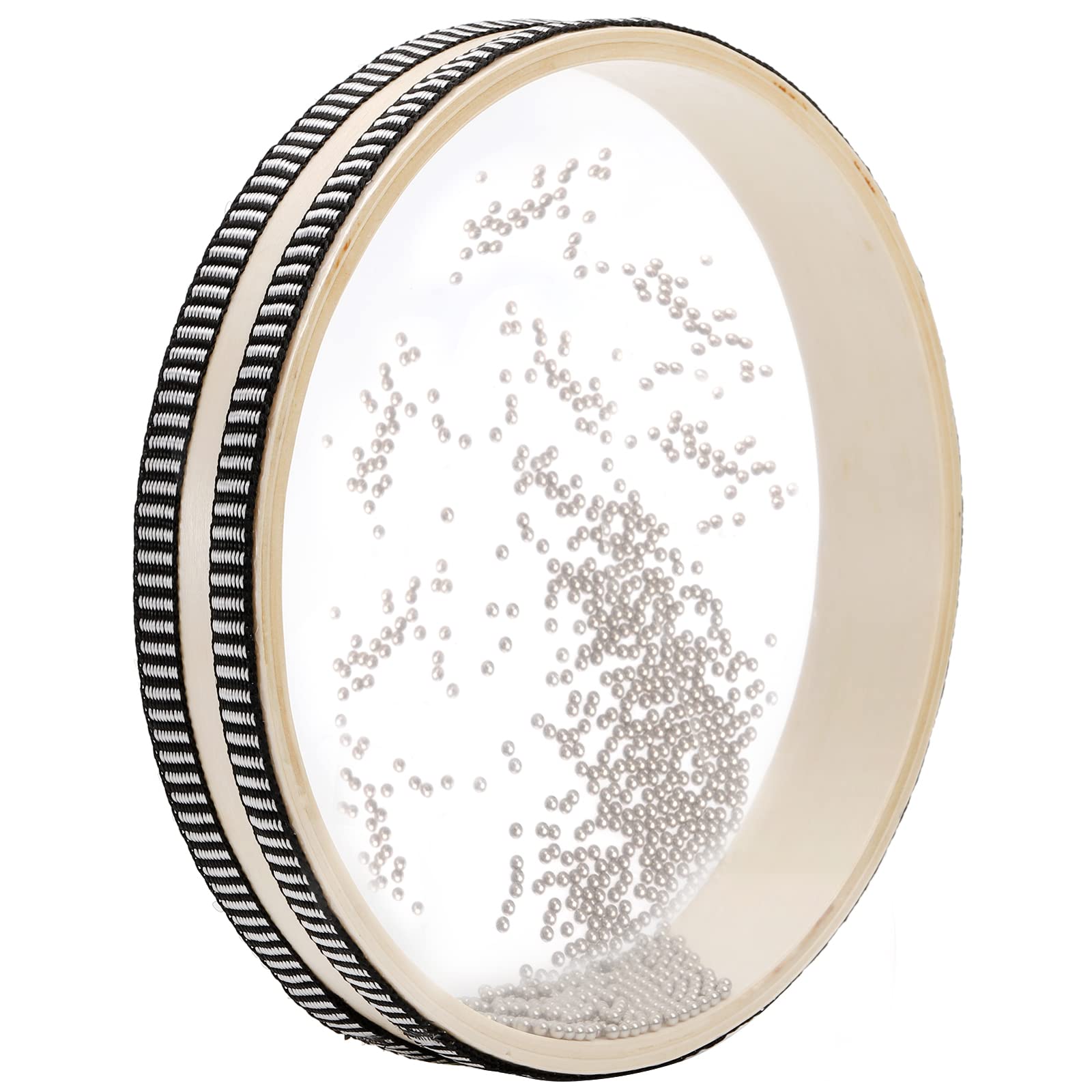 Fasmov 3 Pieces Wave Bead Ocean Drum, Sea Wave Sound Drum Percussion Wave Drum With Hardwood Shell Ocean Sound Drum Musical Inst