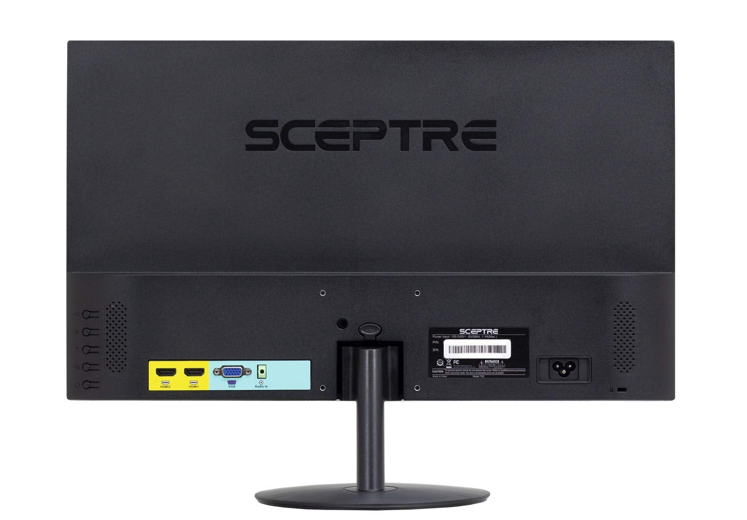 Sceptre 24'' 75Hz Full Hd 1080P Led Monitor Hdmi Vga Build In Speakers, Brushed Black 2019 (E248W 19203Rs)