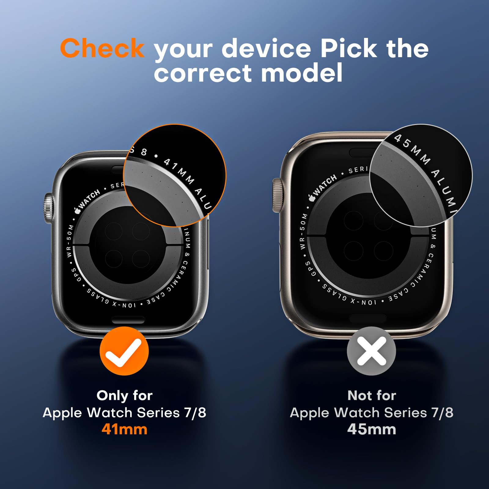 Tocol 6 Pack Screen Protector For Apple Watch Series 9/8/7 41Mm Flexible Tpu Film Clear Hd Soft Bubble Free Self Healing Iwatch