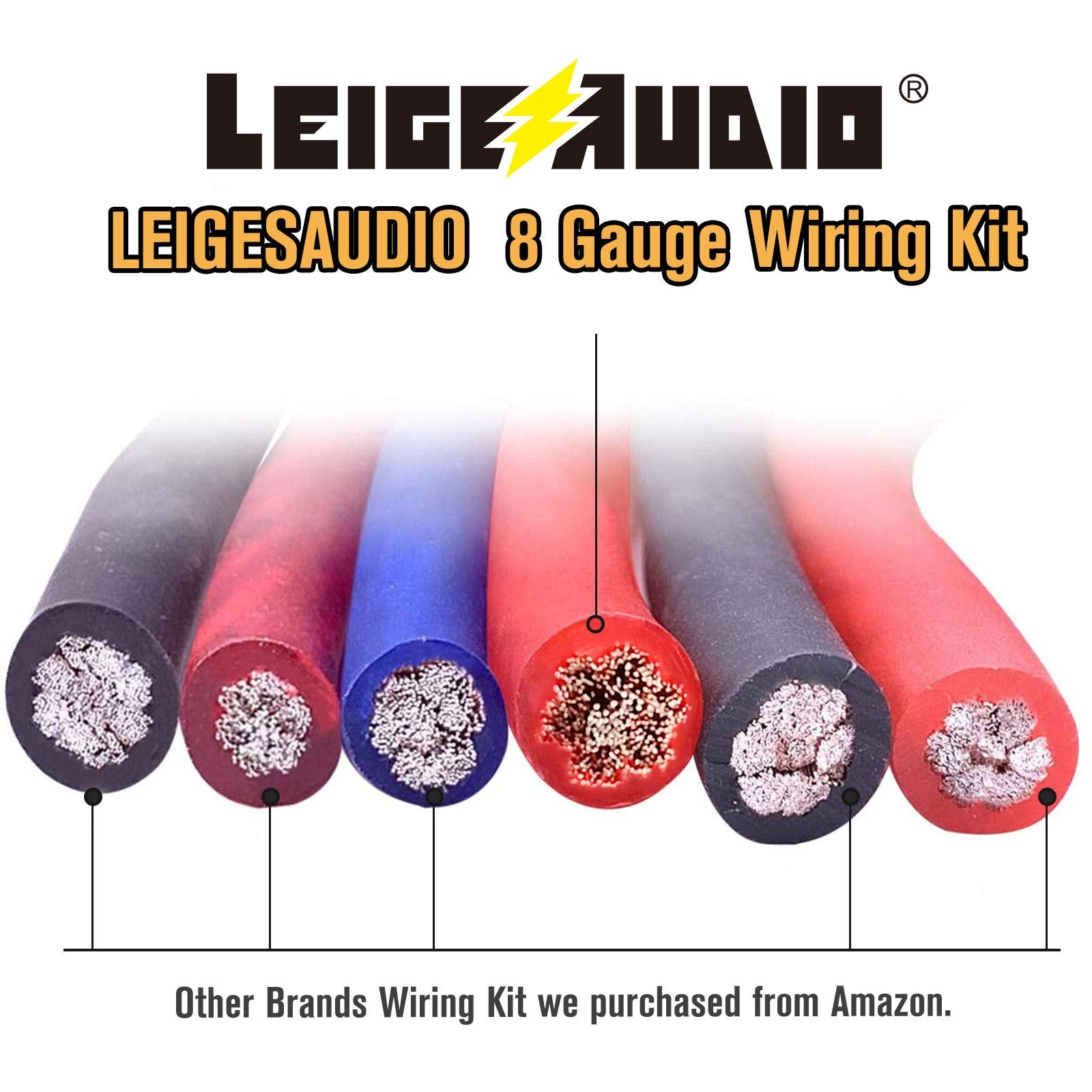 8 Gauge Subwoofer Wiring Kit Ture 8 Awg Amplifier Installation Wiring Kit   Car Amp Wiring Kit Helps You Make Connections And Br