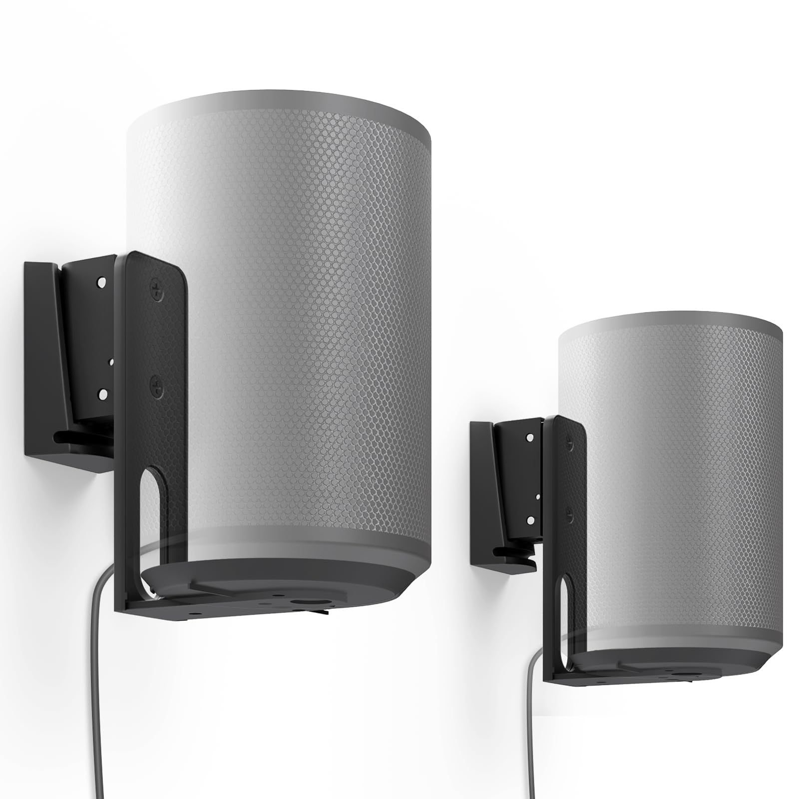 Speaker Wall Mount for Sonos Era 100,Tilt & Swive, 2 Pack,Black