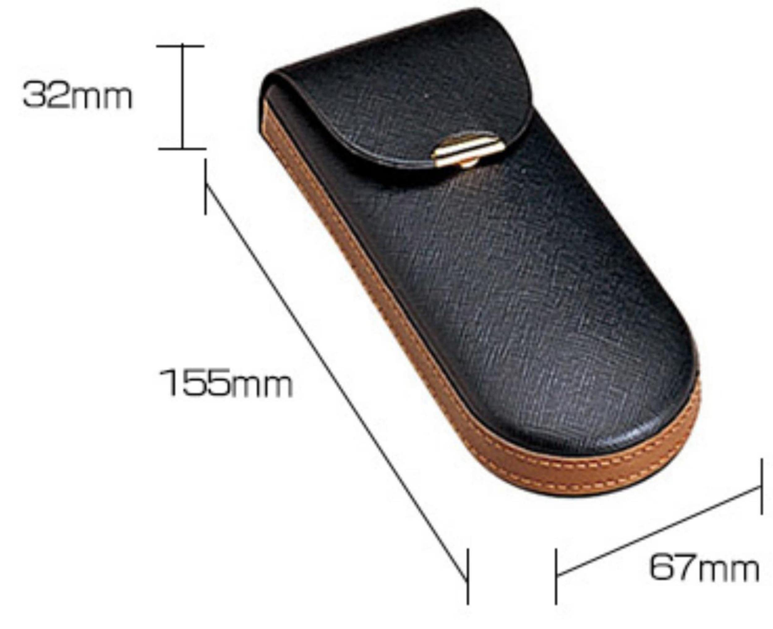 M World Slim, Light, Semi  Hard, Eye Glasses Case (Red)