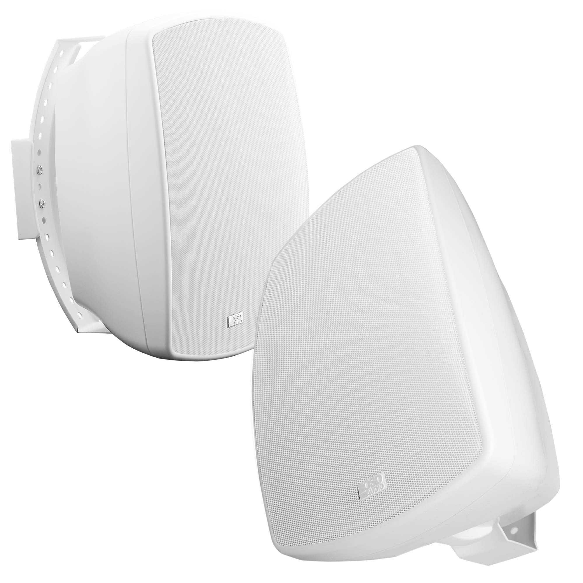 OSD 5.25 Outdoor 70V Patio Speaker Pair, 32W 16W 8W 4W Taps, Full Motion Bracket, Weather Proof IP54 Rated, White  AP525
