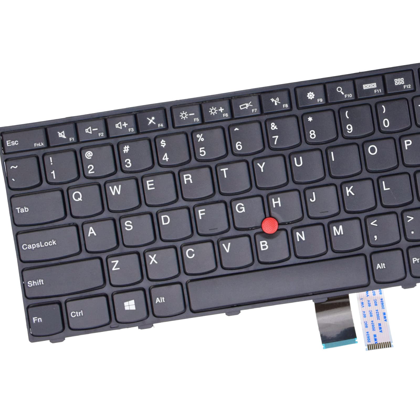 Tlbtek Keyboard Replacement With Frame And Pointer Compatible With Lenovo Ibm Thinkpad E531 E540 W540 W541 W550 W550S T540 T540P