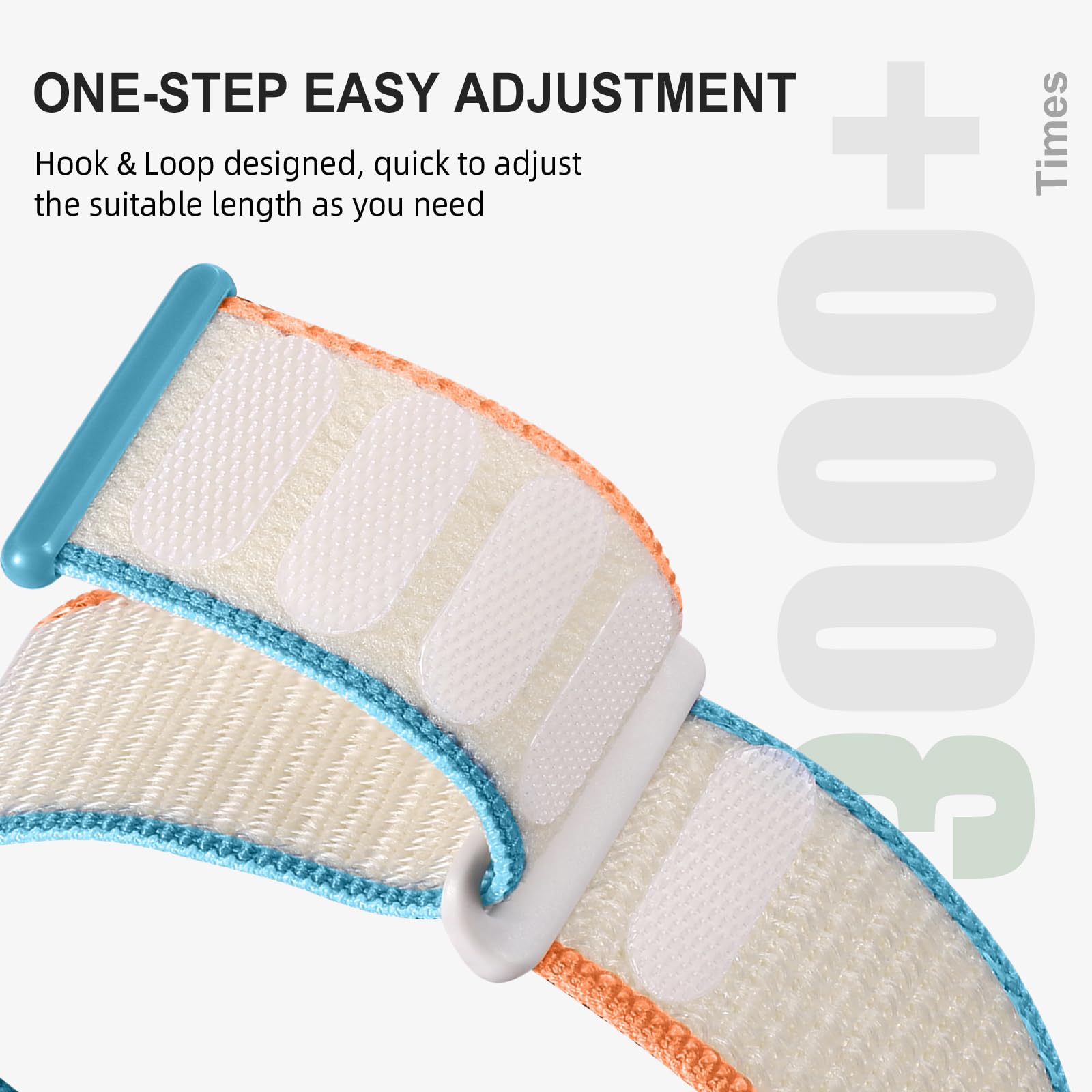 Nylon Sport Loop Bands Compatible With Apple Watch Band 46Mm 42Mm 44Mm 45Mm 49Mm 40Mm 41Mm 38Mm Women Men, Adjustable Stretchy W