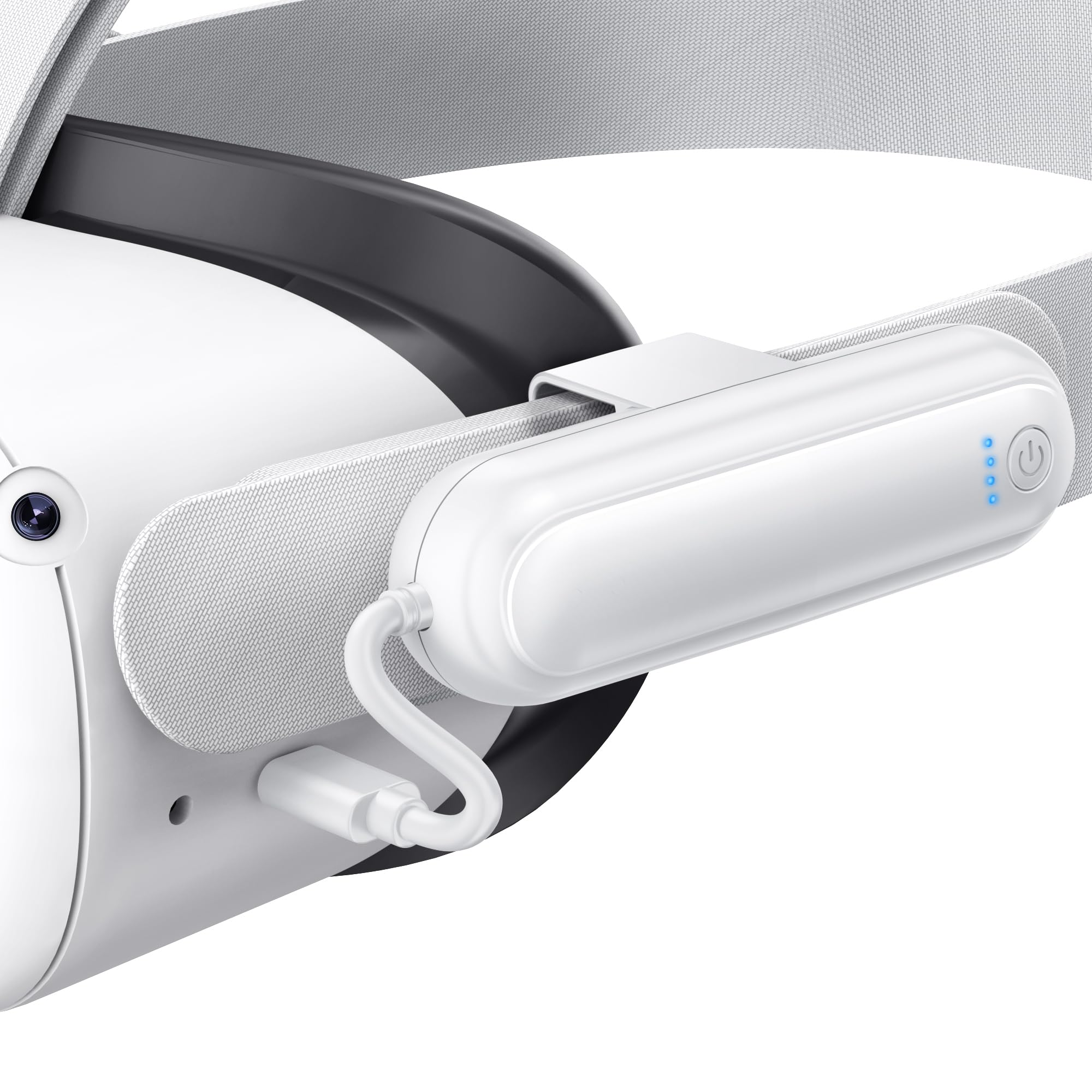 Battery Pack for Oculus Quest 2, Kinwin 20000mWh Extended Battery for Meta Quest 2 Accessories, 10W Fast Charging VR Headset Bat