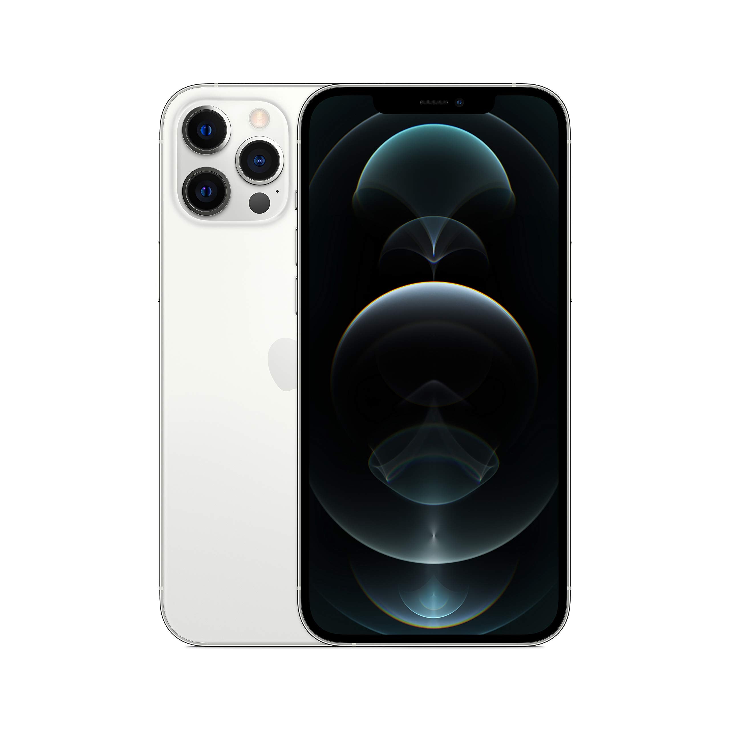 Apple iPhone 12 Pro Max (512GB, Silver) [Locked] + Carrier Subscription