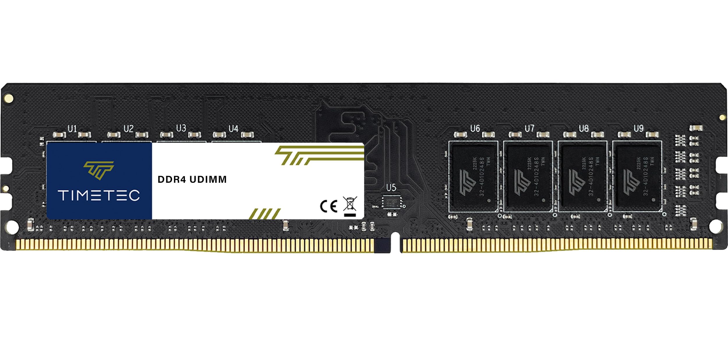 Timetec 8Gb Ddr4 3200Mhz (Or 2933Mhz Or 2666Mhz) Pc4 25600 Non Xmp Cl22 1.2V Non Ecc Unbuffered 1Rx8 Single Rank 288 Pin Udimm D