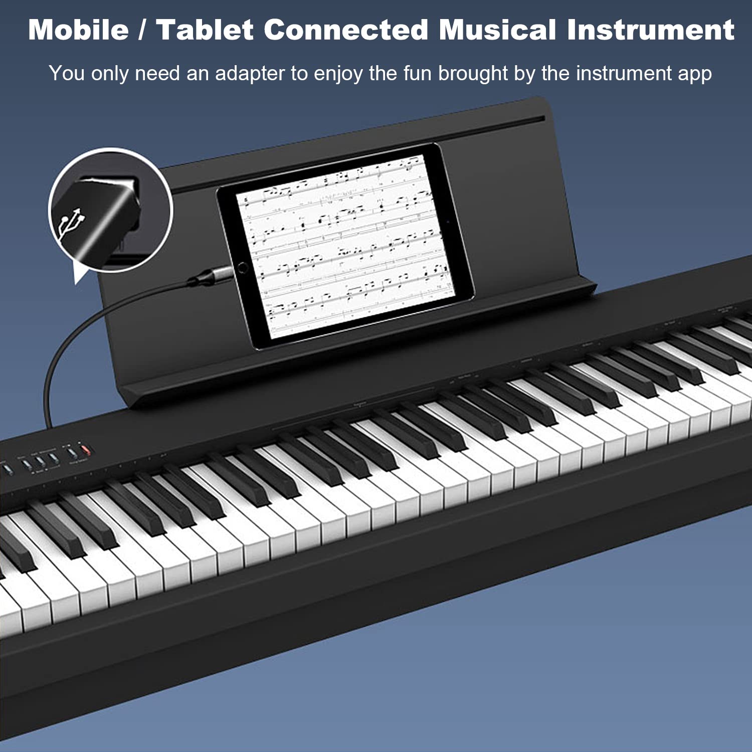 Areme 2 Pack Usb B To Usb C Adapter, 90 Degree Right Angle Type C Female To Midi Converter Compatible With Printer, Electric Pia