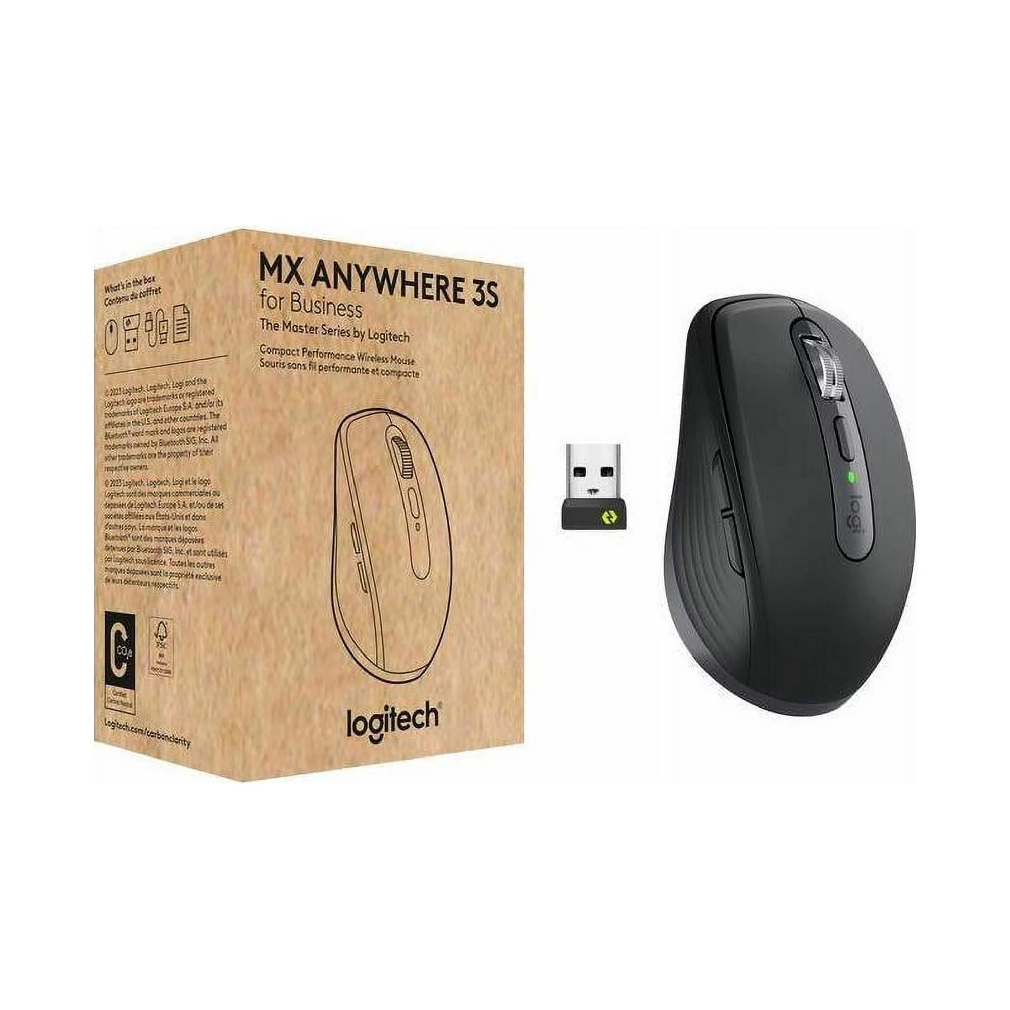 Logitech MX Anywhere 3S (for Business) Compact Wireless Mouse