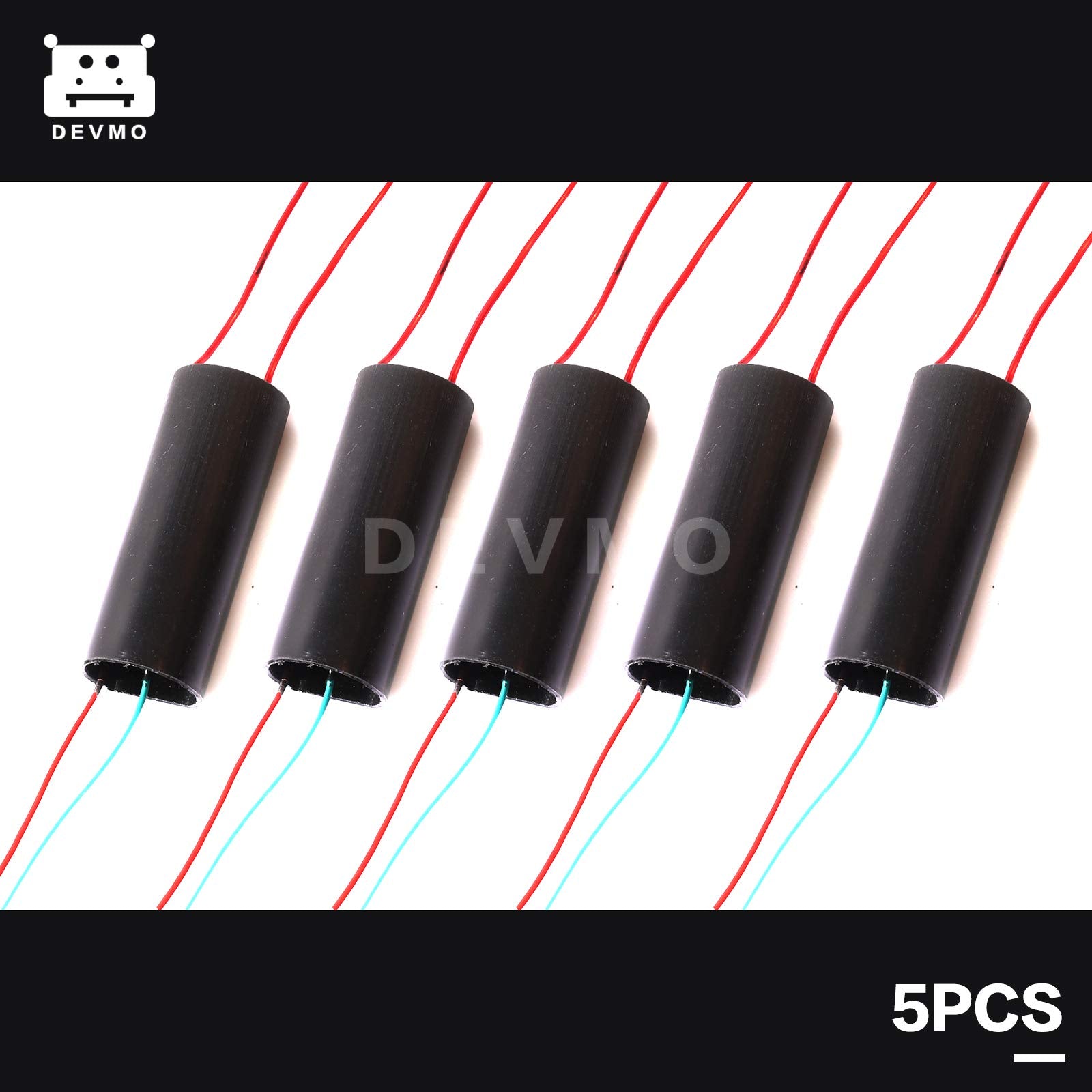 Devmo 5Pcs Dc 3V-6V To 400Kv 400000V Boost Step-Up Power Module High-Voltage Generator