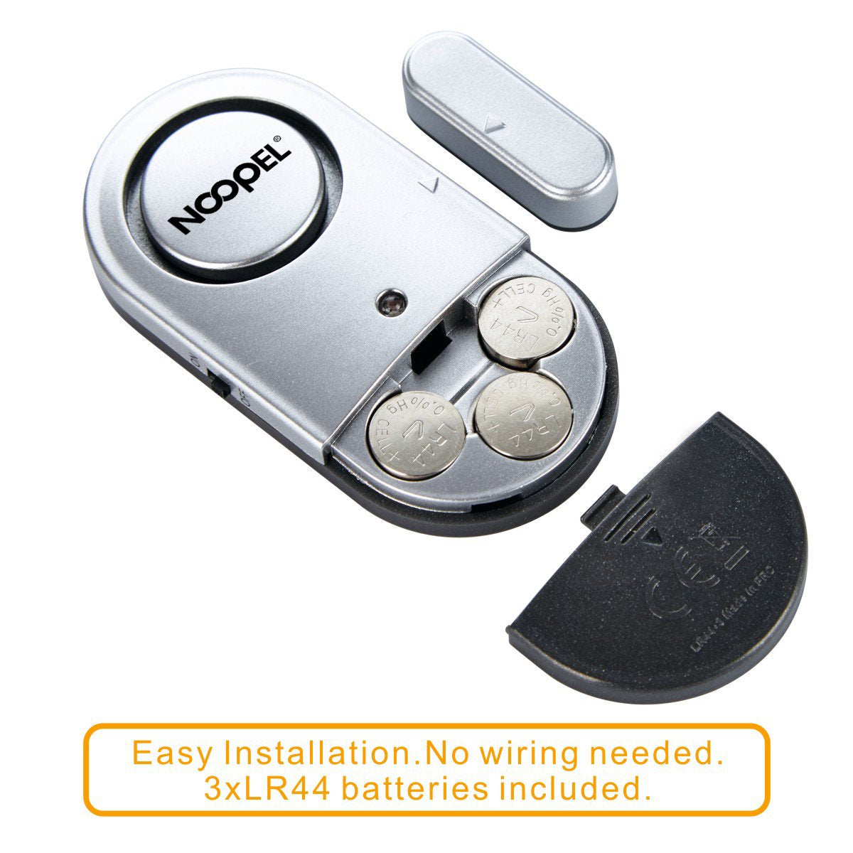 Door Window Alarm 2 Pack Noopel Home Security Sensor Burglar Anti Theft 120Db Alarm With Batteries Included   Diy Easy To Install (2)