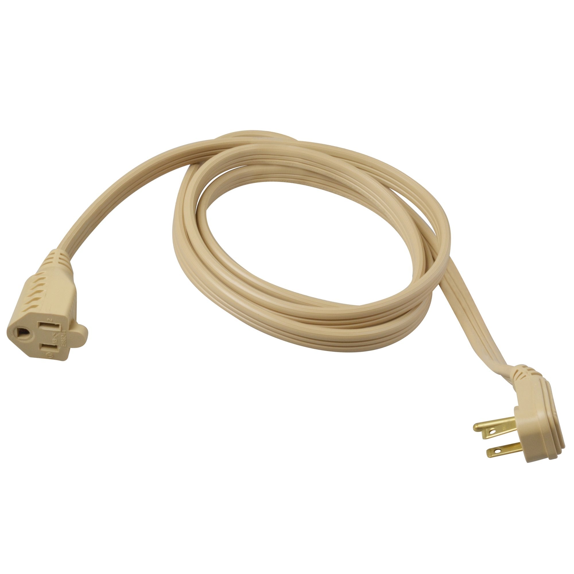 Southwire Medium Duty Extension Cord, 6Ft, 14 Gauge, 3 Conductor, General Use Appliance Extension Cord, Beige, 64600201