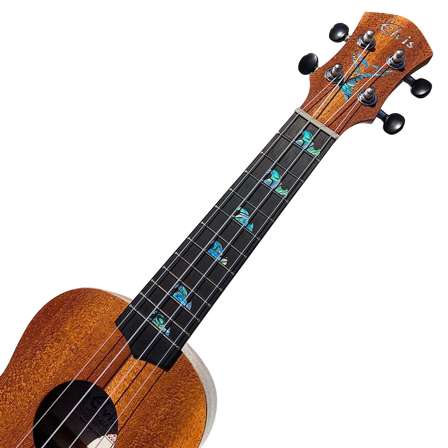 Inlay Sticker Fret Markers For Ukuleles - Whale Waves