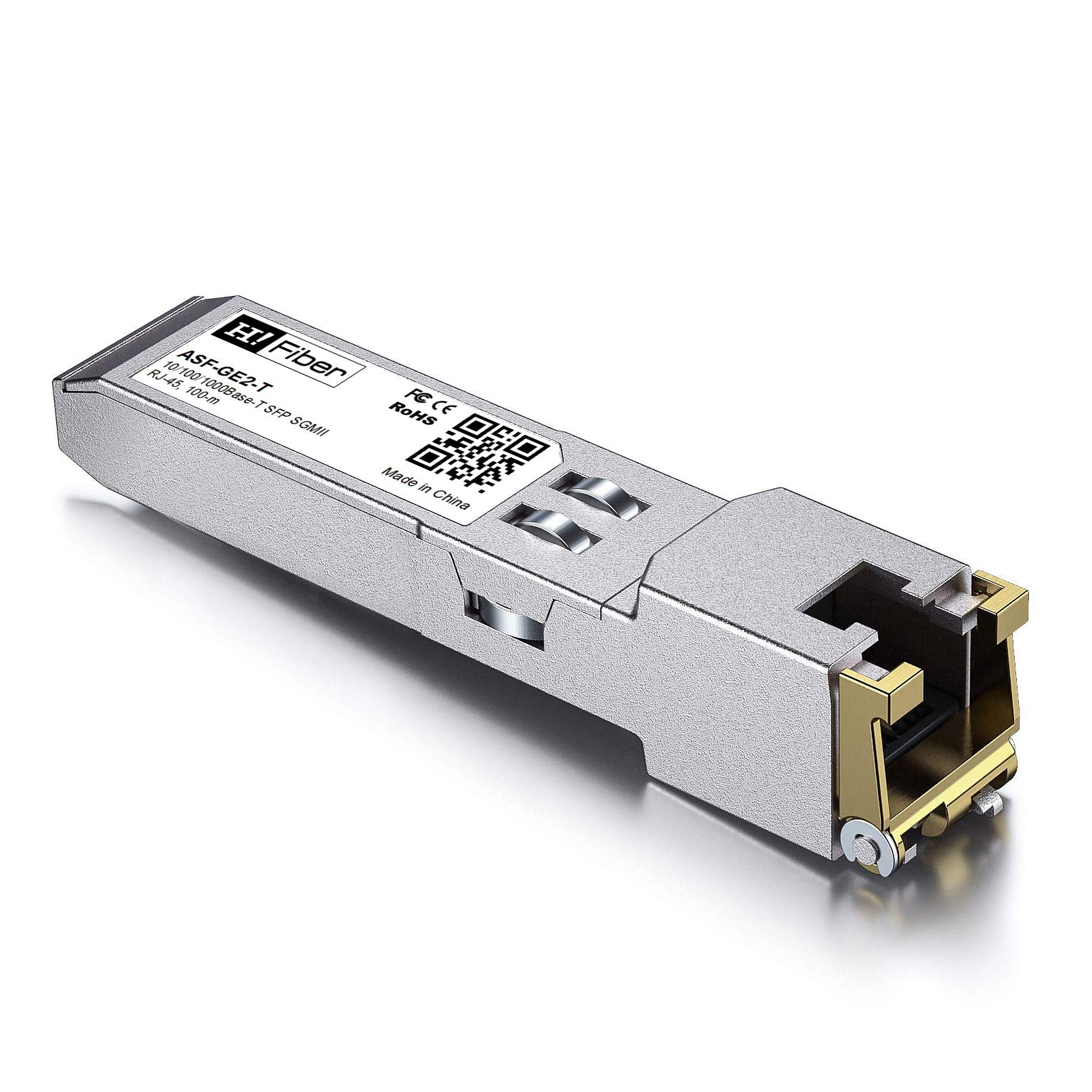 10/100/1000Base T Sfp To Rj45 Module, Auto Negotiation Copper Sfp Mini Gbic Transceiver For Cisco Glc T/Sfp Ge T/Glc Ta, Meraki