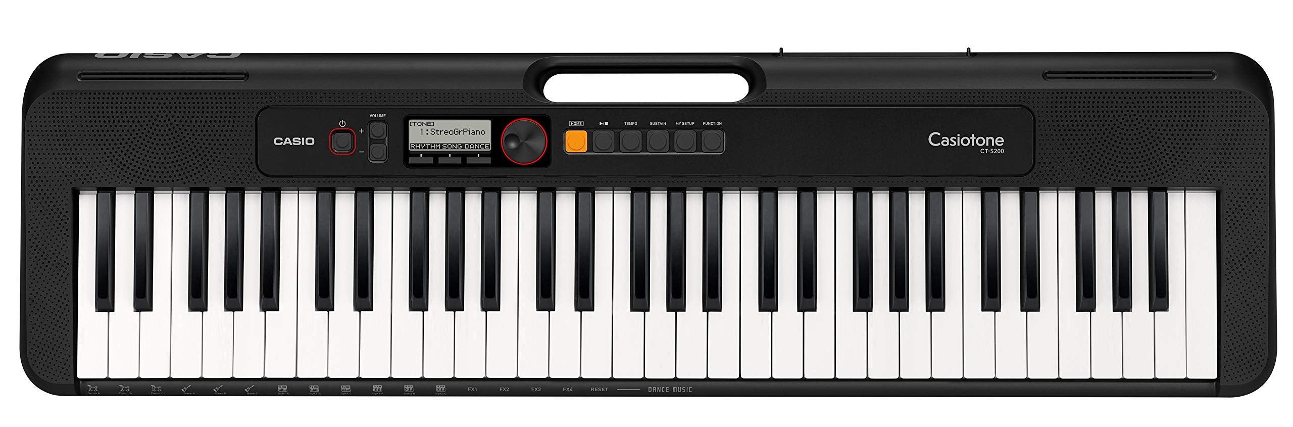Casio Ct S200Bk 61 Key Premium Keyboard Pack With Stand, Headphones & Power Supply, Black (Cas Cts200Bk Ppk)