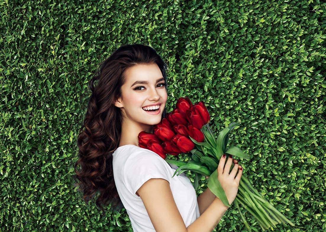 Wolada 7X5Ft Green Backdrop Greenery Wall Backdrop Green Leaves Backdrop Green Grass Backdrop Green Ivy Backdrop Bridal Baby Sho