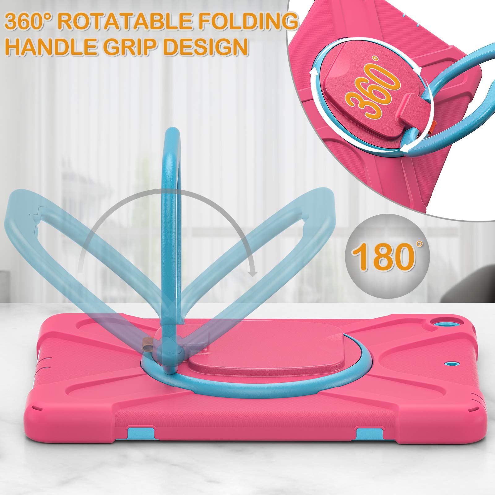 Braecn Kids Case For Ipad 10.2 Inch 9Th 8Th 7Th Generation 2021 2020 2019,Shockproof Hybrid Silicon Case With Screen Protector K