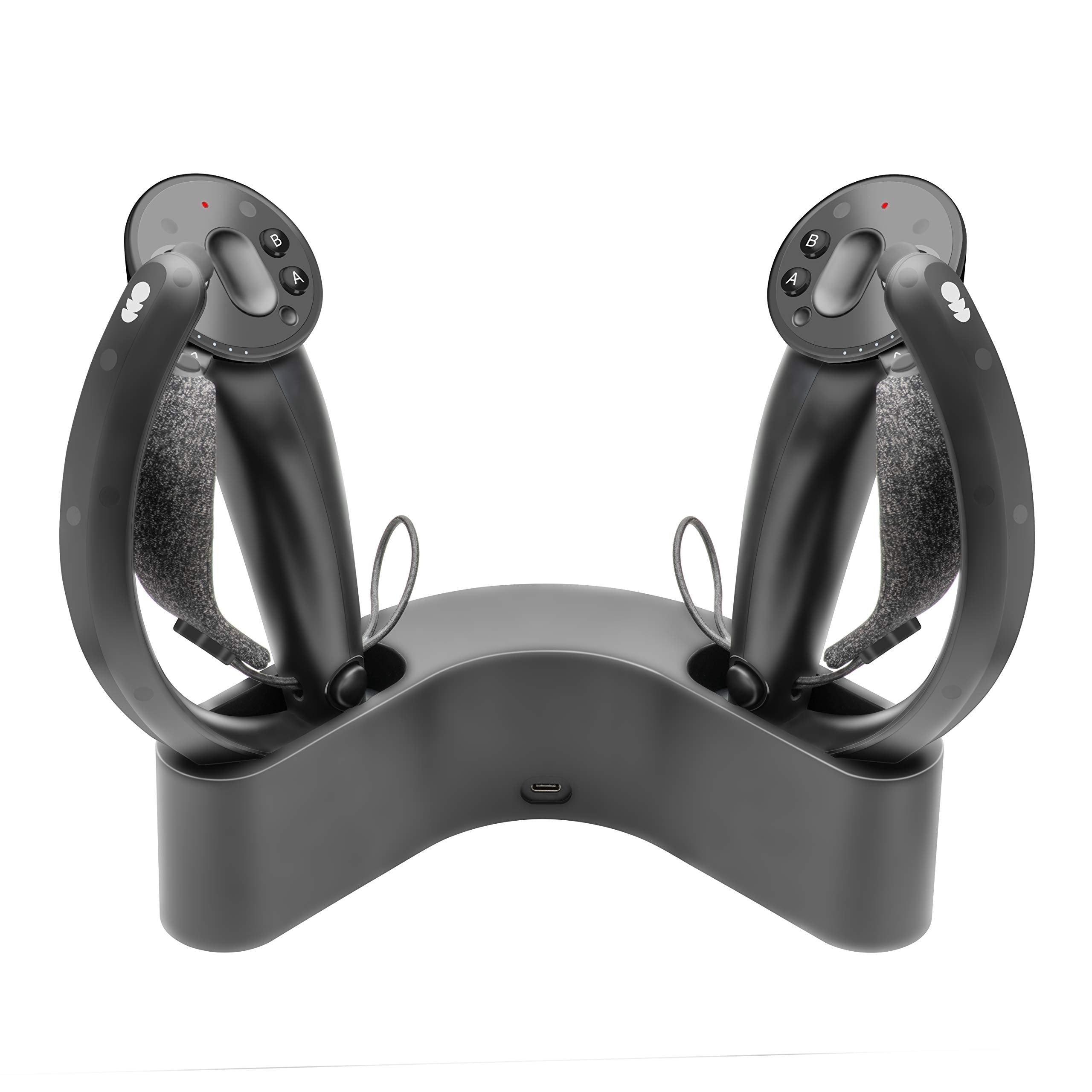 Magnetic Charging Dock/Stand Holder And Organizer For Valve Index Vr Controller (Black)