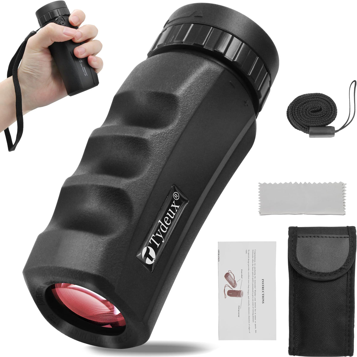 Tydeux 10X25 Monocular Telescope   Outdoor Mini Pocket Monocular Compact Monoculars For Bird Watching Hunting Camping Hiking Tra