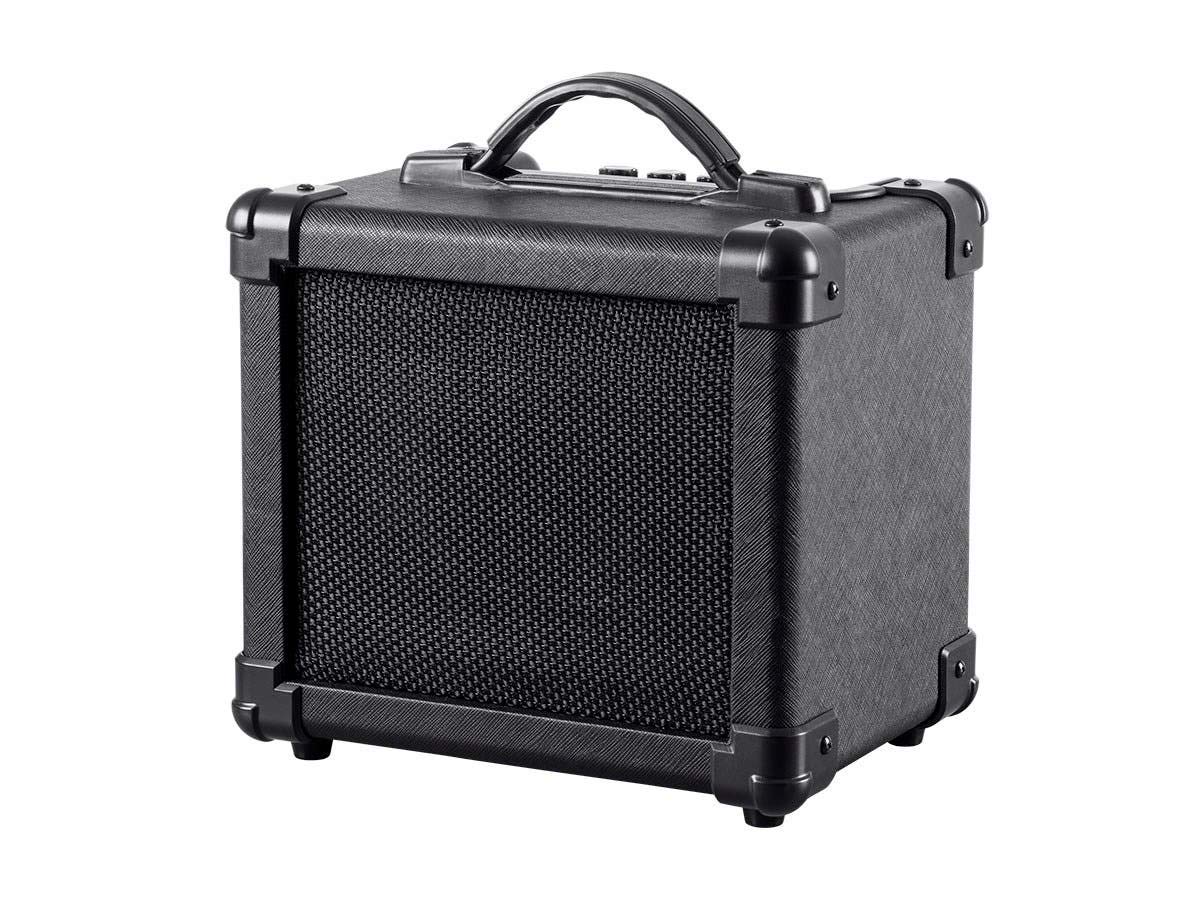 Monoprice Indio Series 2Channel Portable Practice Guitar Amp With Distortion  Battery Powered, 10Watt