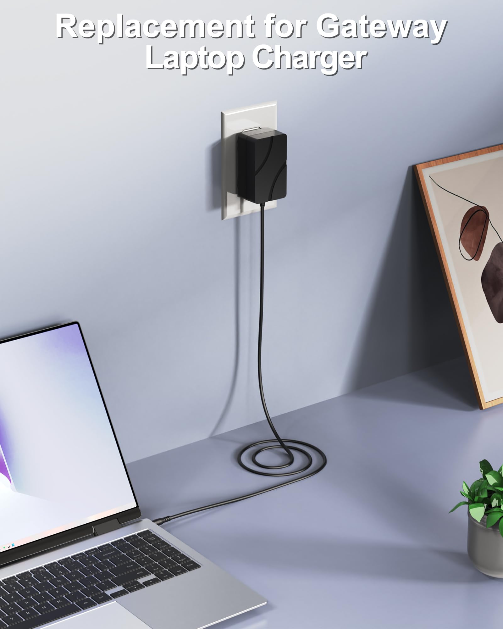 12V2A Replacement For Gateway Laptop Charger Compatible With Gwtc116 2 Gwtn156 11 Gwtn116 1 Gwnc21524 Gwtc116 1 Gwtn116 3 Gwtn141 1 Gwtn141 5 Evoo Ev C 116 5 Ev C 116 6 N11Sp3 Laptop Power Supply