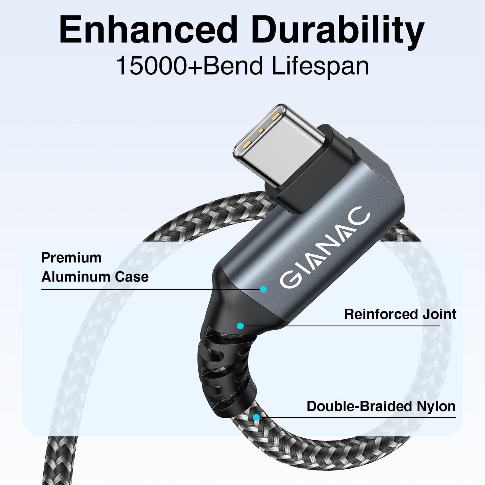 100W Usb C To Usb C Charger Cable [0.3M] 90 Degree Usb C Cable Fast Charging With Led Display Pd 5A Phone Charger Cable For Macb