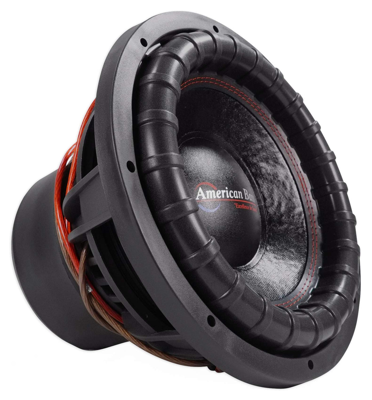 American Bass XFL-1244 XFL 12-inch Subwoofer 1000 Watt RMS / 2000 Watt Max Dual Voice Coil 4 Ohm Voice Coils 200 Oz Magnet, Black