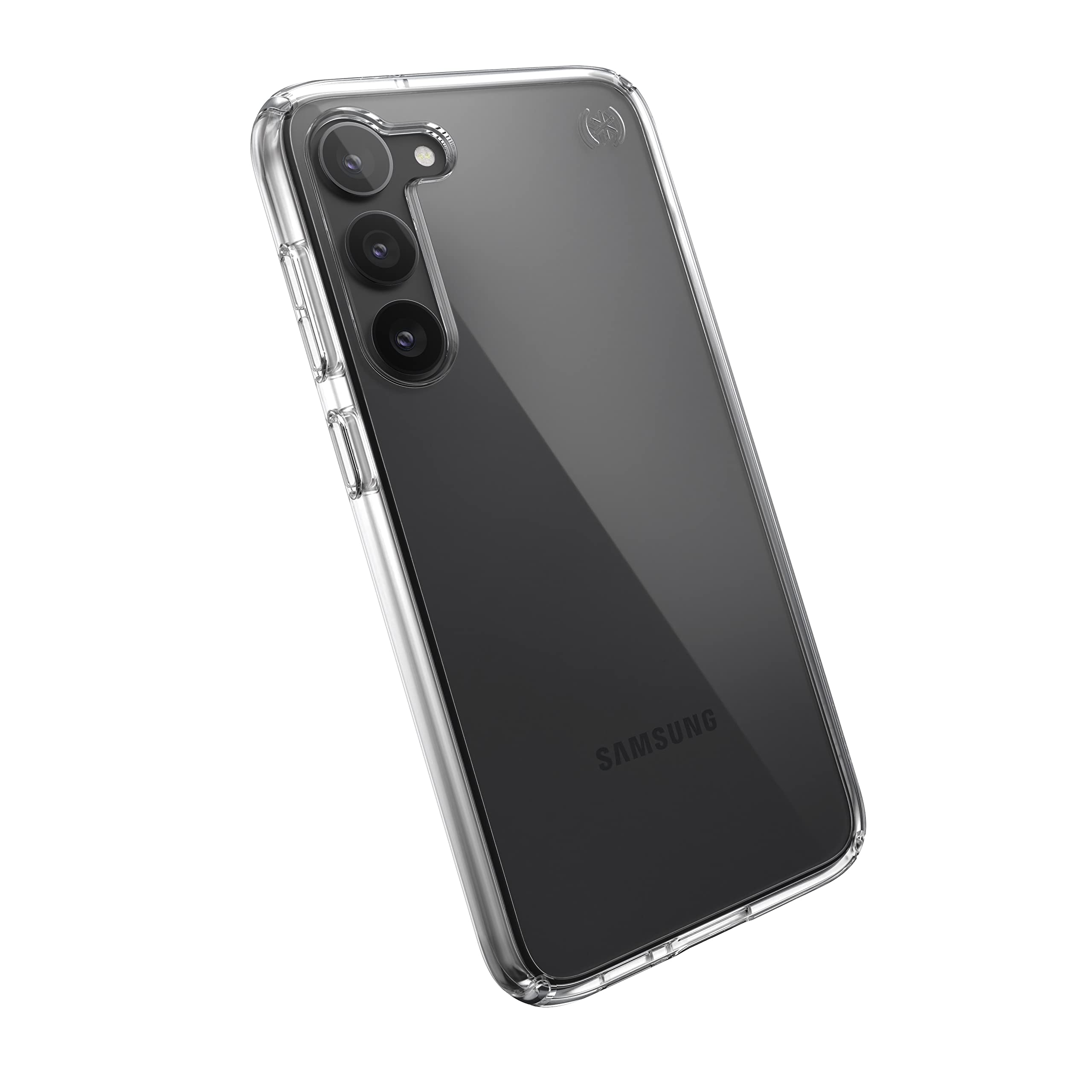 Speck Products Presidio Perfect Clear Case Fits Samsung Galaxy S23+, Clear/Clear