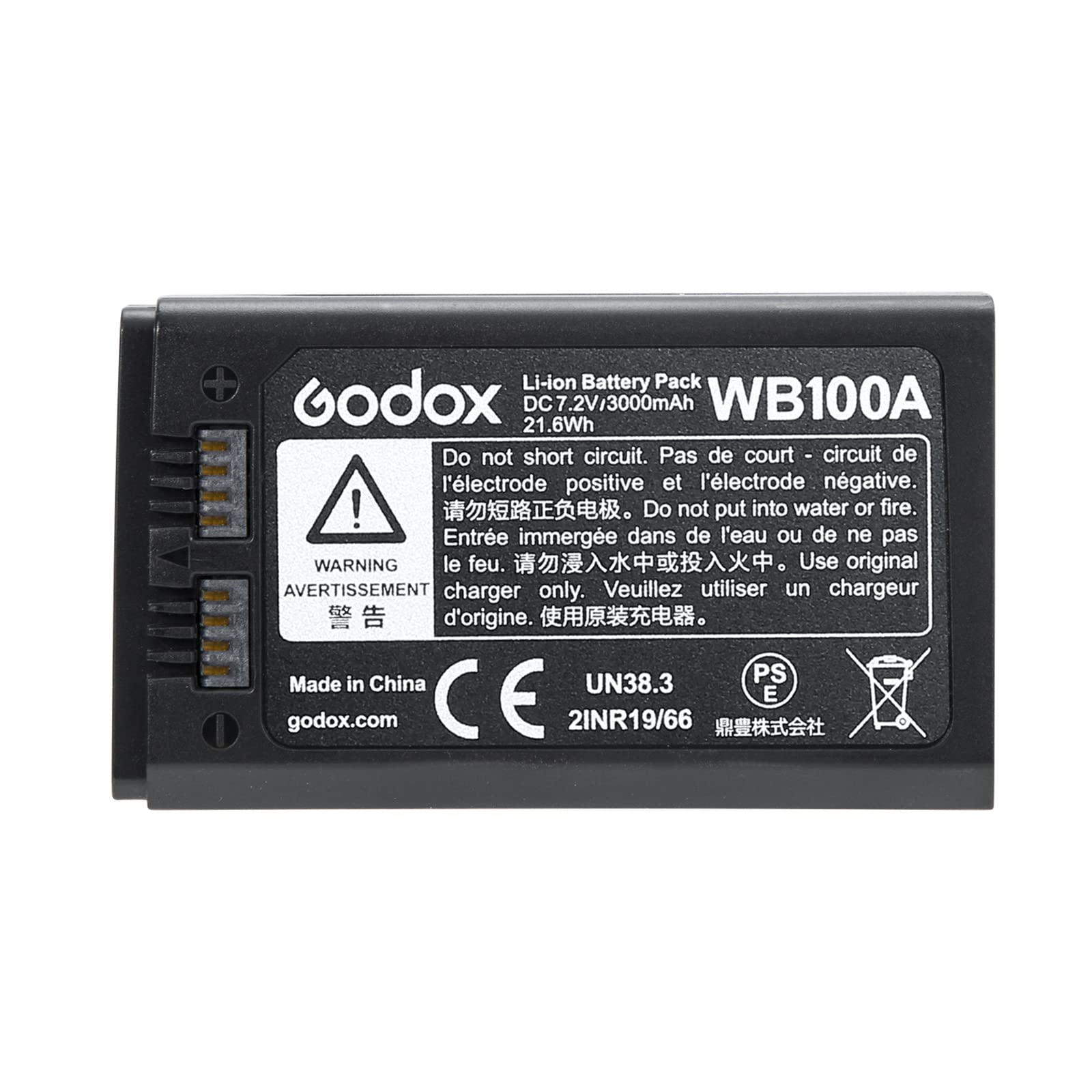 Godox Ad100Pro Battery Wb100 Wb100A Wb100B Replacement Lithium Battery Pack Ad100Pro Flash For Mf R76 Macro Ring Flash