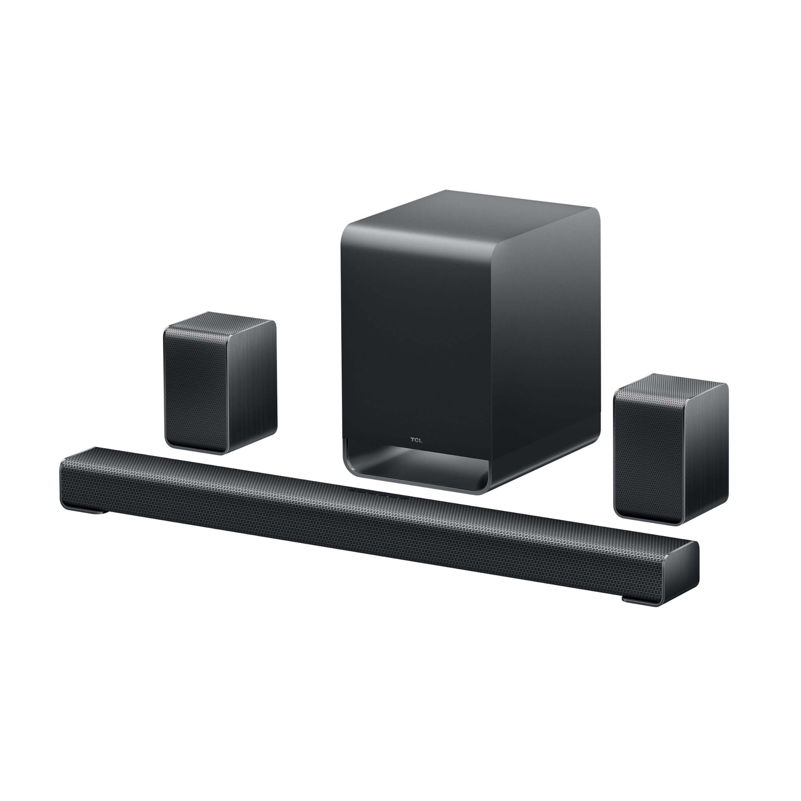TCL S65K S Series 5.1 Channel Soundbar System with Dolby Atmos, DTS:X, Wireless Subwoofer, Wireless Surround Speakers, Bluetooth