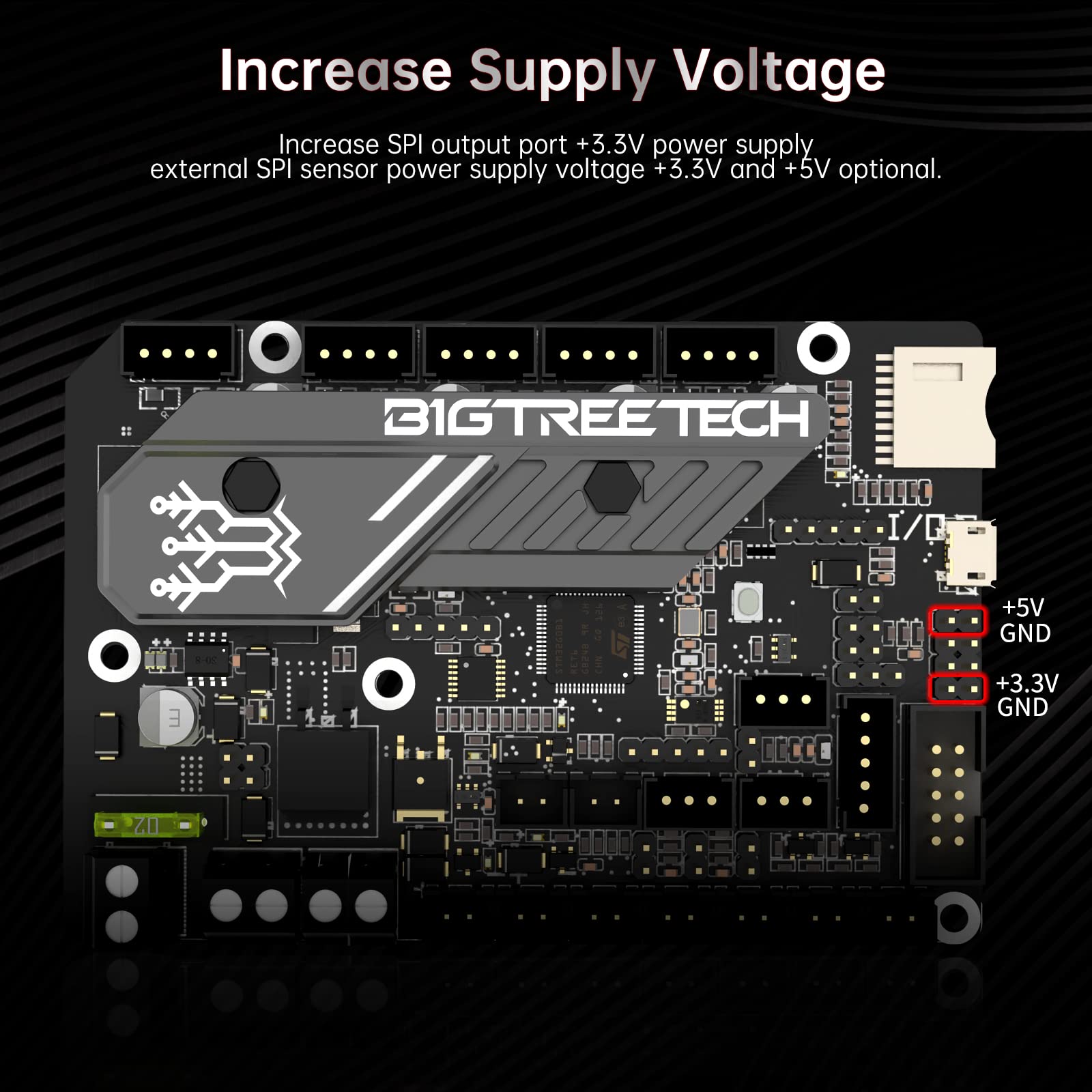 Bigtreetech Skr Mini E3 V3.0 Control Board With Tmc2209 Uart Stepper Driver New Upgrade 32Bit 3D Printer Silent Board For Ender