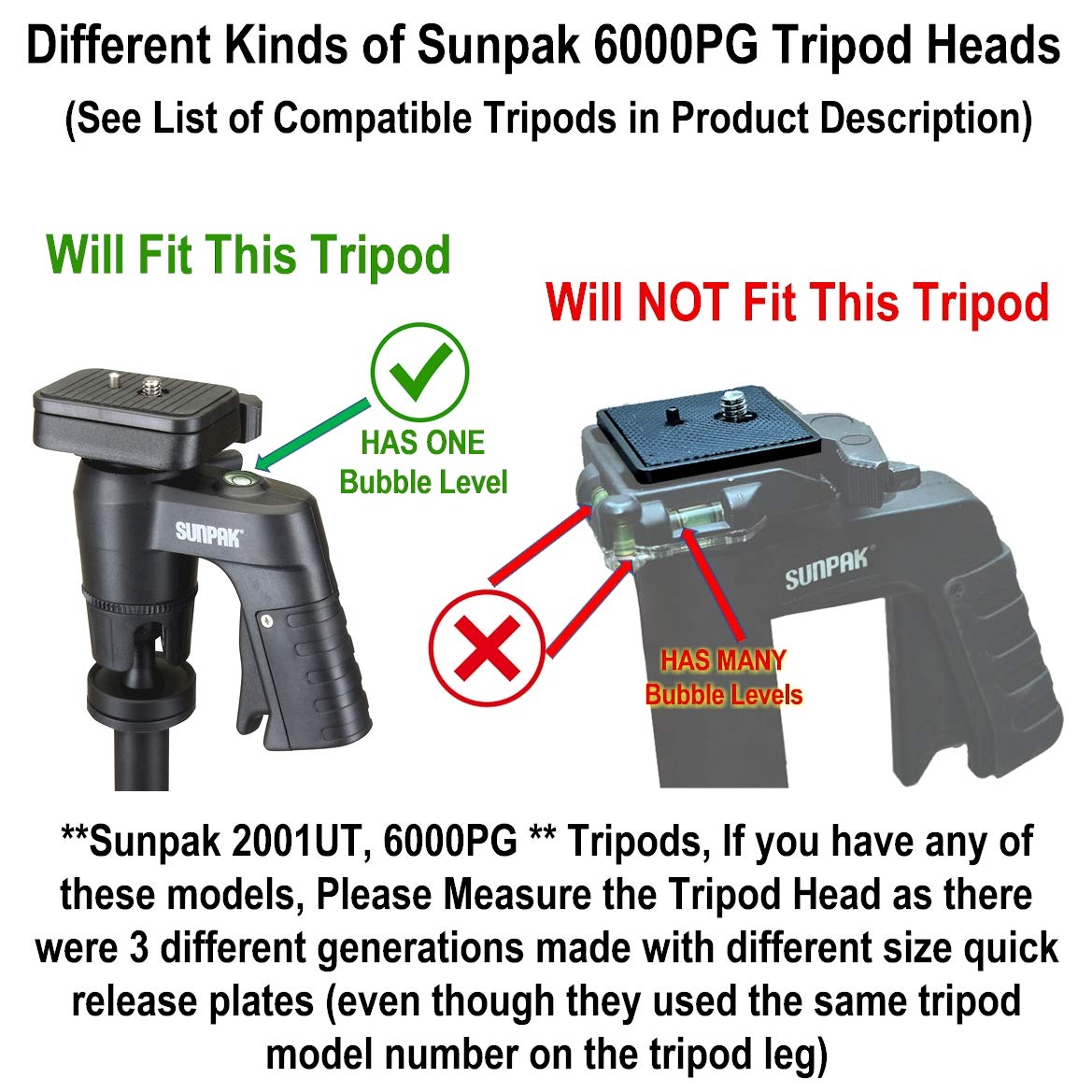 Davoice 35Mm Tripod Quick Release Plate Camera Mounting Adapter Replacement For Quantaray, Sunpak 5800D 7000Tm, Slik, Walmart Mx