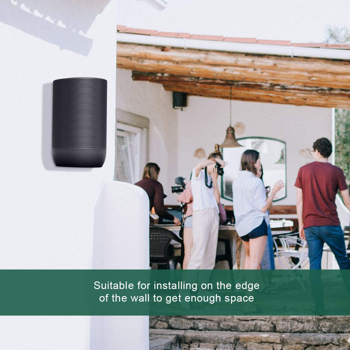 Lenink Wall Mount Bracket Compatible With Sonos Move Speaker, Black