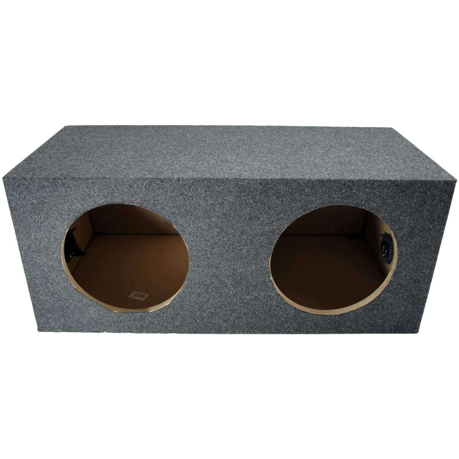 American Sound Connection Asc Rf210H Car Audio Dual 10'' Sealed Subwoofer Rear Angle Sub Box Enclosure 5/8'' Mdf Wood