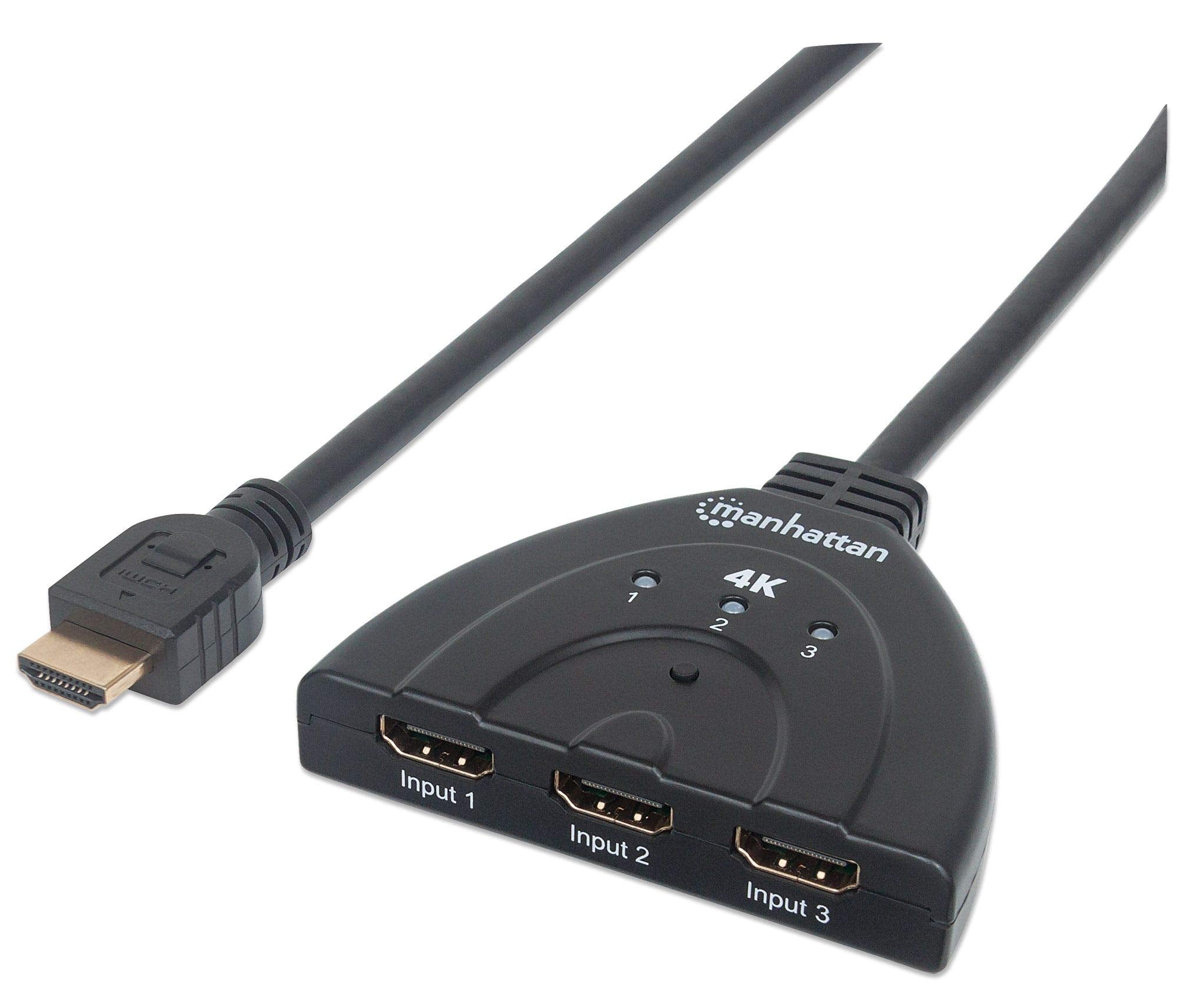 Manhattan 4K60Hz 3-Port Hdmi Switch