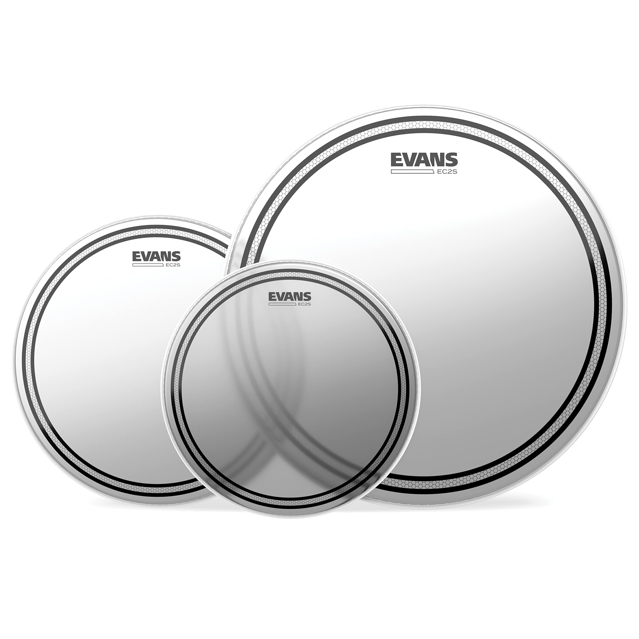 Evans Drum Heads   Ec2S Tompack, Coated, Rock (10 Inch, 12 Inch, 16 Inch)