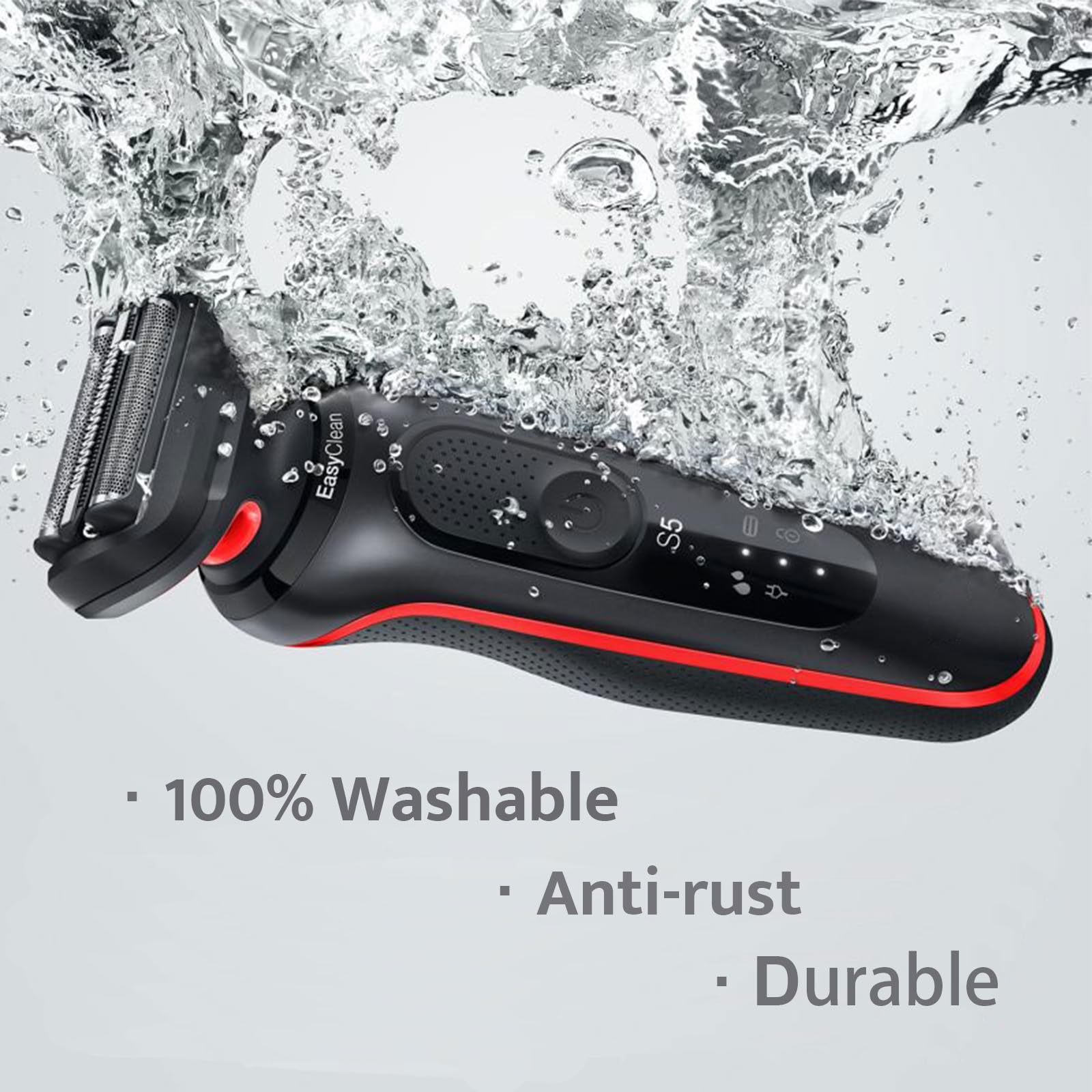 2Pack 53B Series 5/6 Foil & Cutter Replacement Head For Braun Series S5 S6(New Gens) 5018S, 5020S, 5035S, 5049Cs, 5050Cs 5762 60