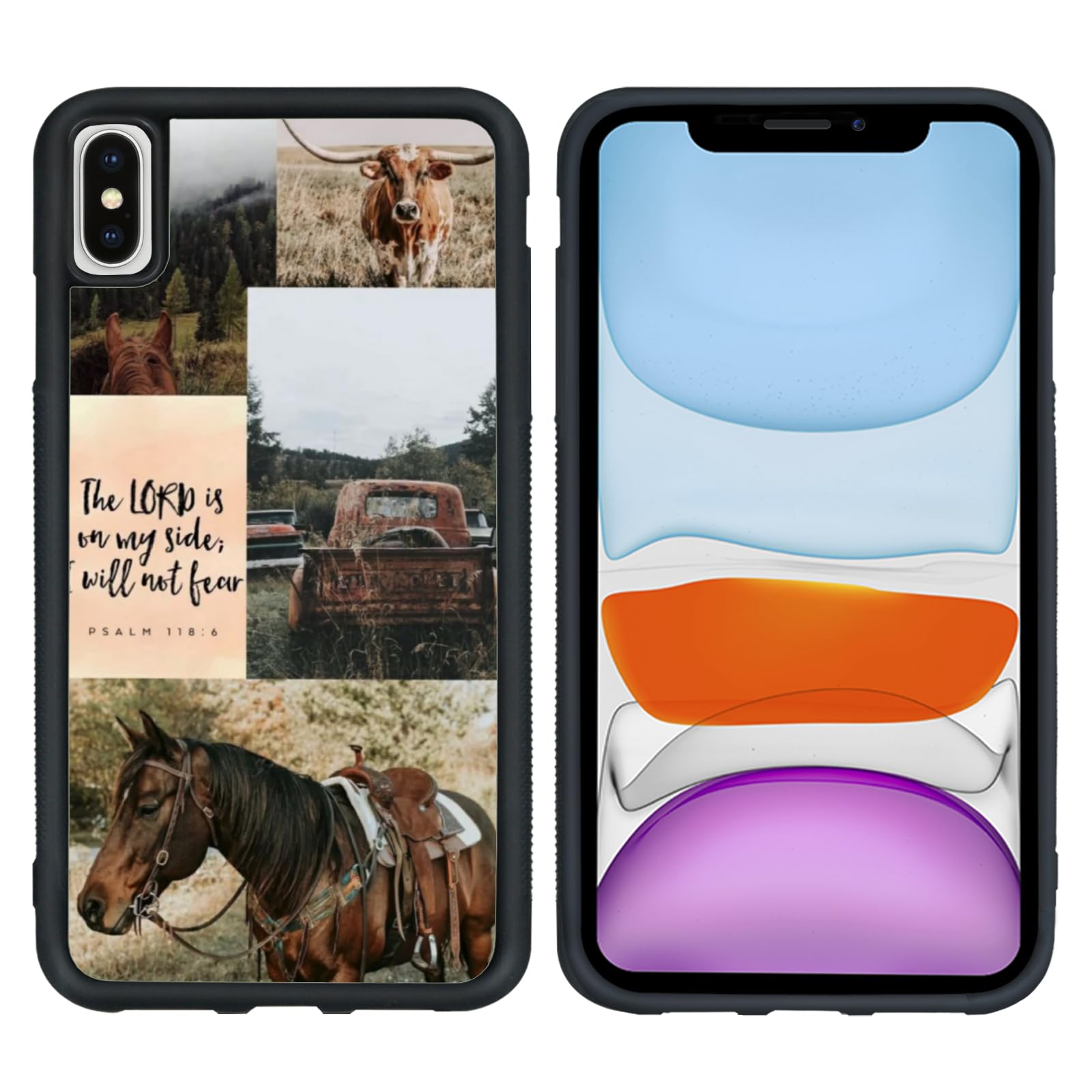 Traday Western Phone Case Compatible With Iphone X/Xs Horse Phone Case
