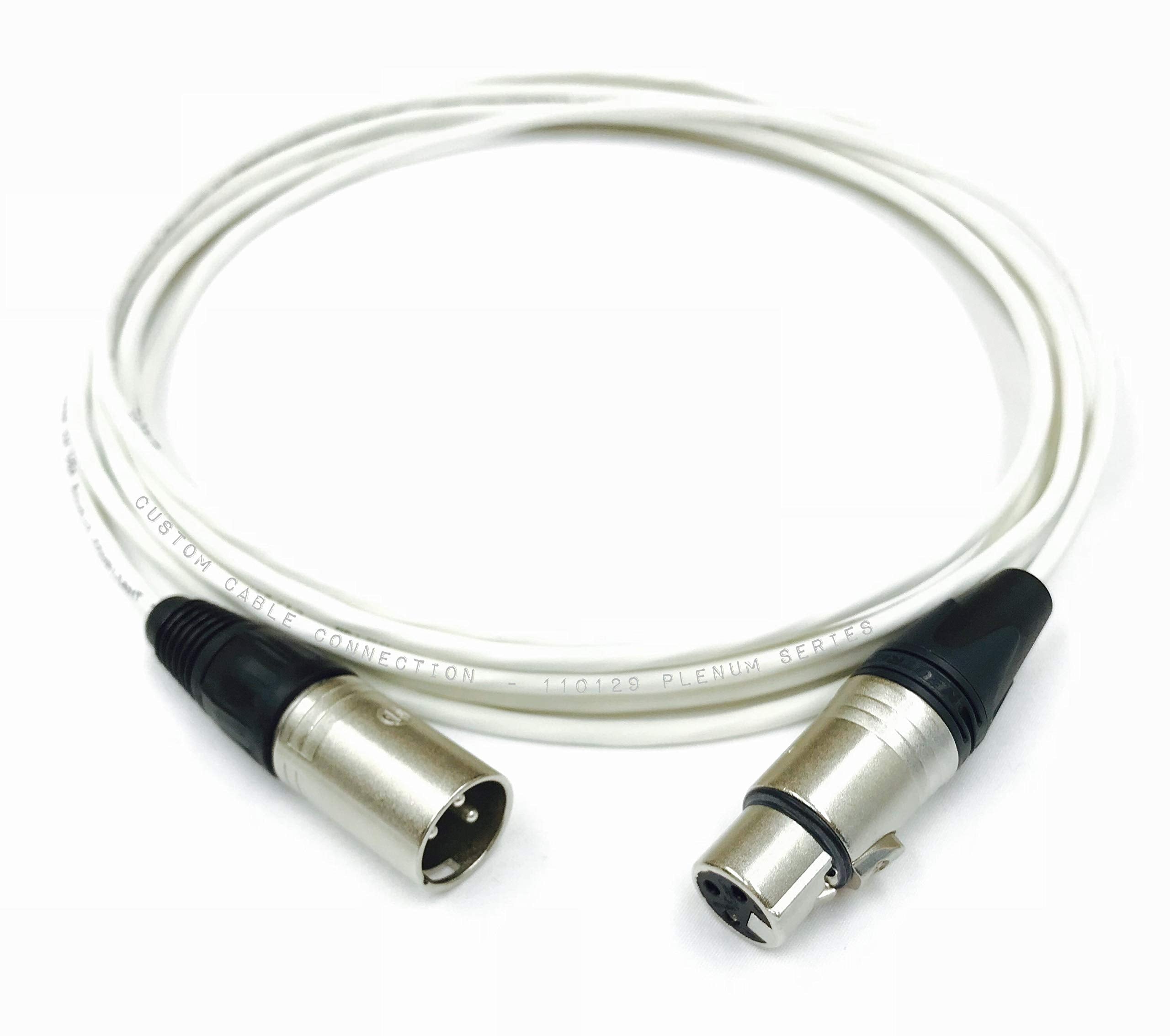 150 Foot Plenum Xlr Male To Female Plenum Balanced Pro Audio Cable By Custom Cable Connection