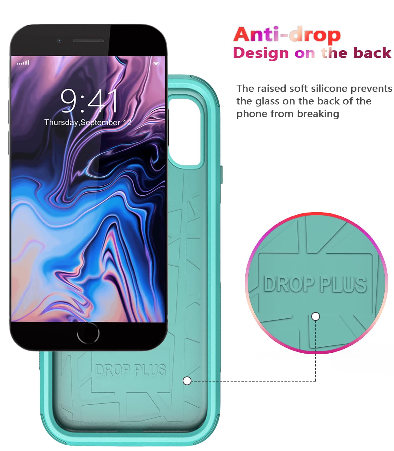 Diverbox For Iphone 8 Plus Case, Iphone 7 Plus Case [Shockproof] [Dropproof] [Dust Proof],Heavy Duty Protection Phone Case Cover